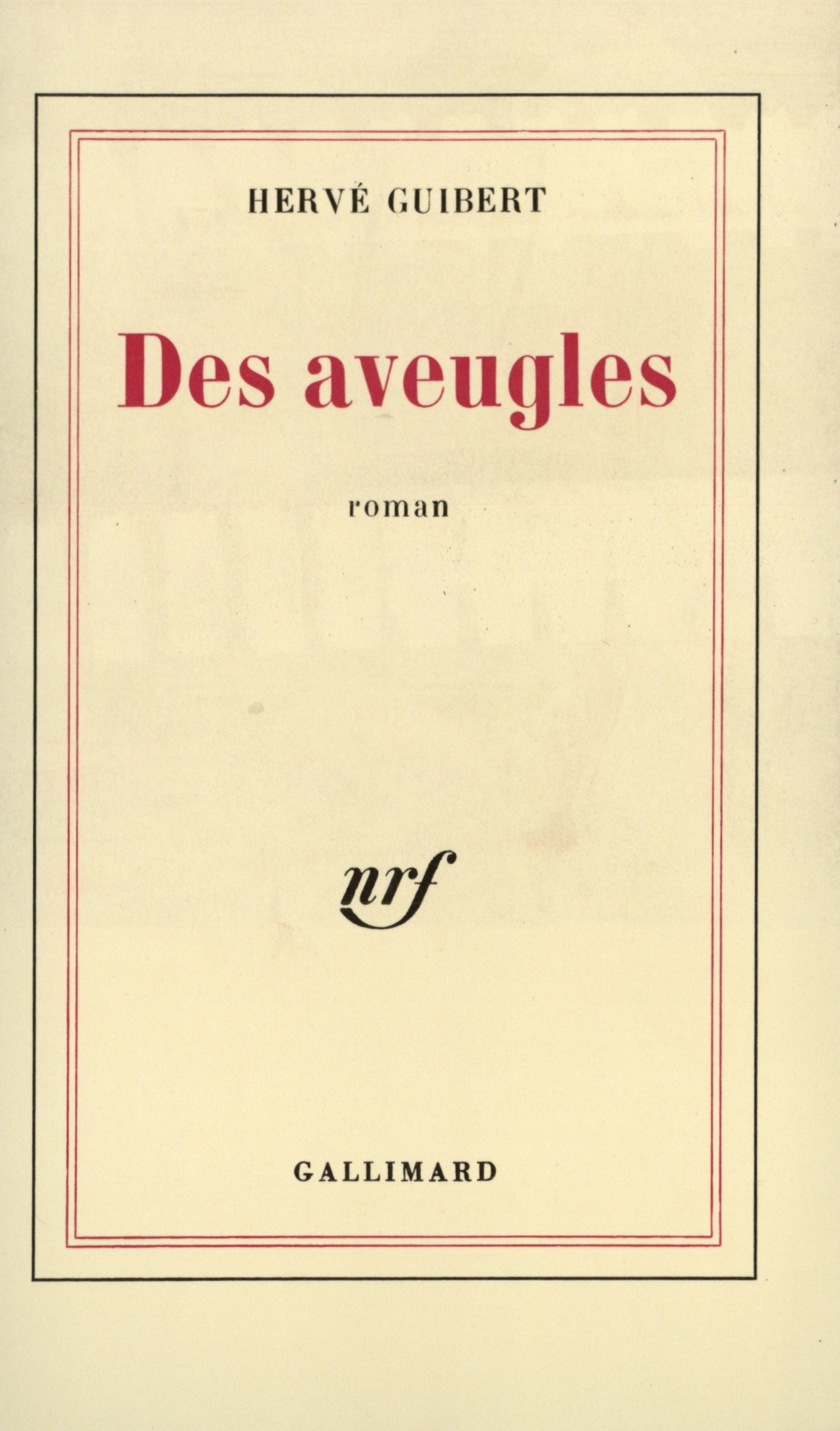 Des aveugles