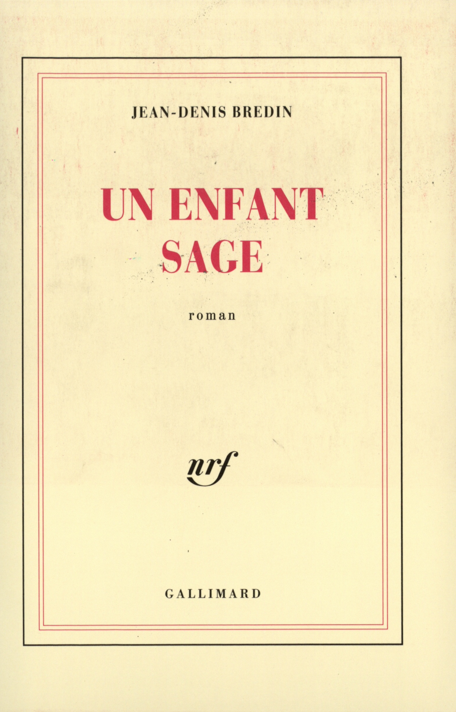 Un enfant sage