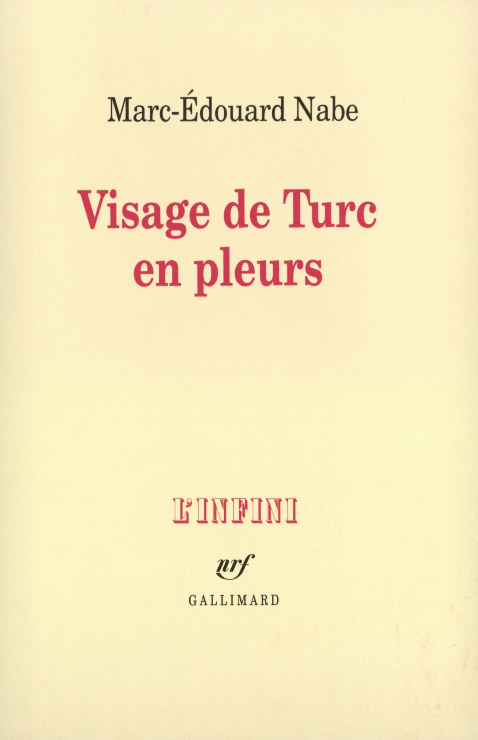 Visage de Turc en pleurs