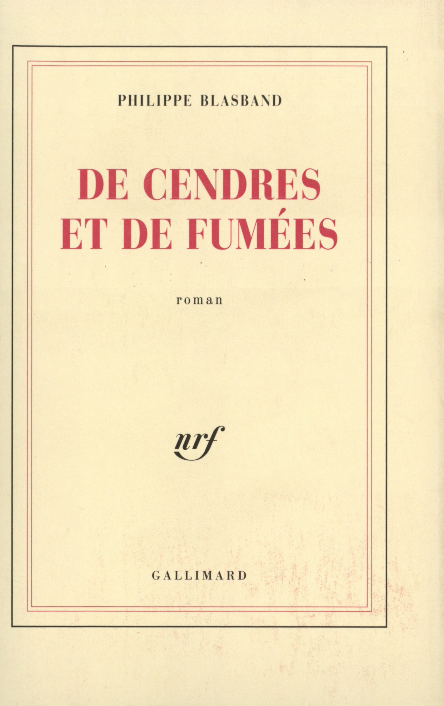 De Cendres et de Fumées