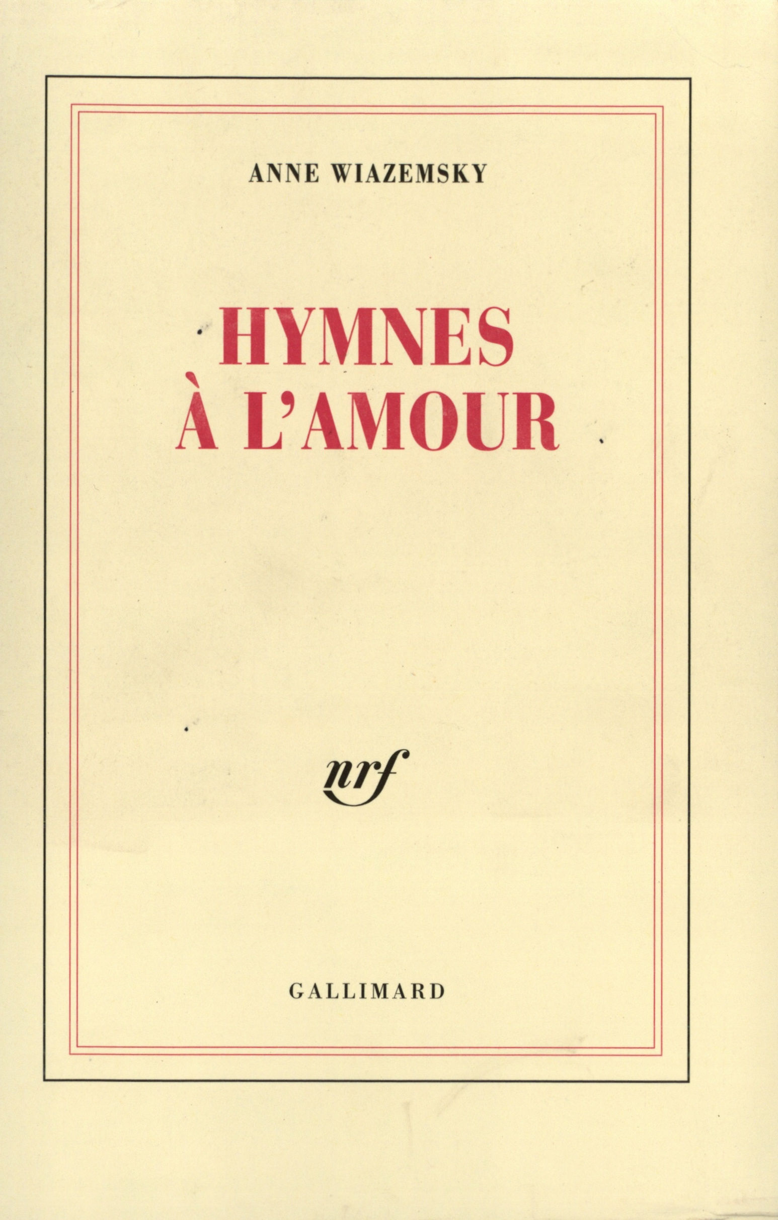Hymnes à l'amour