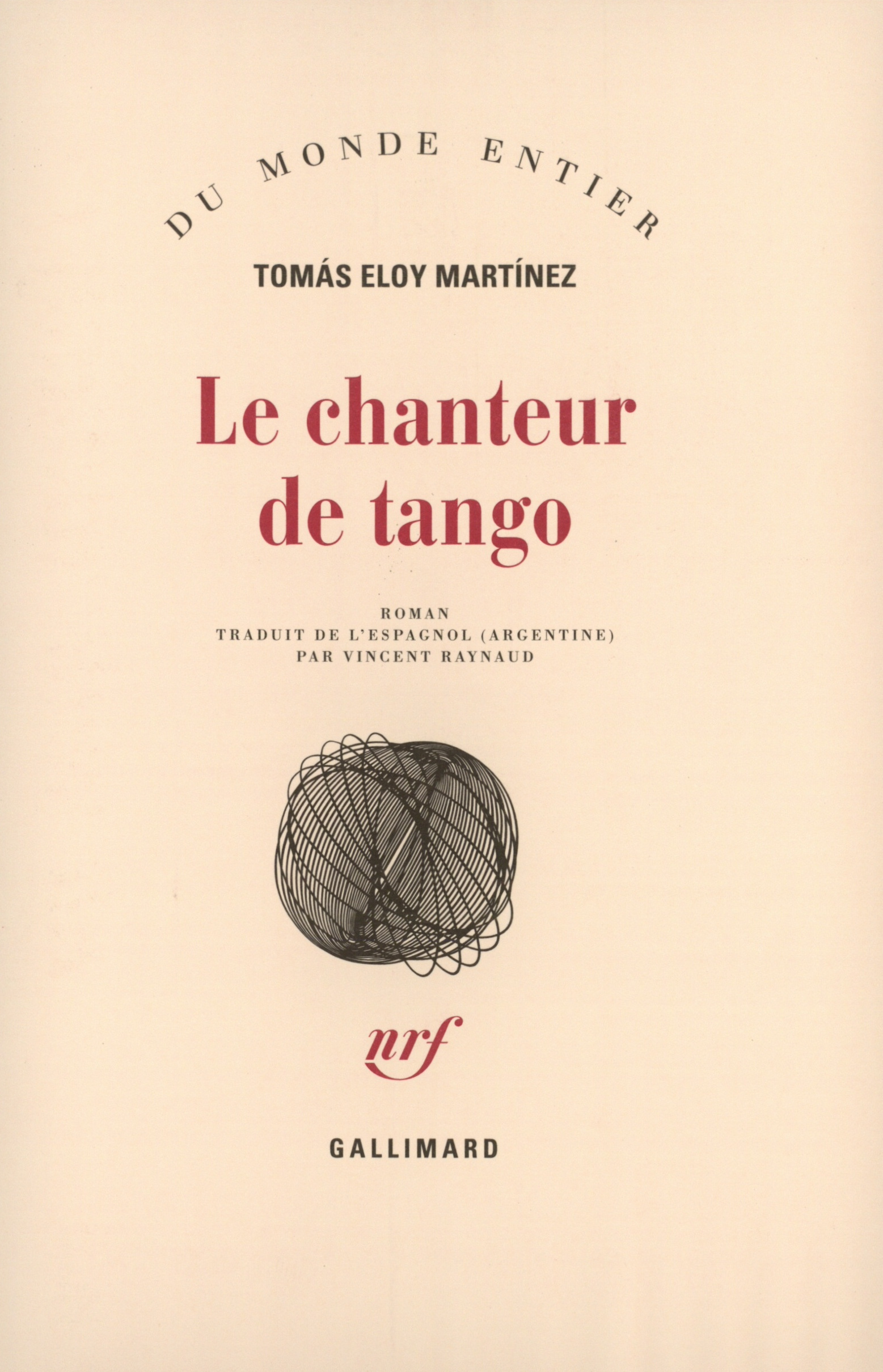 Le chanteur de tango