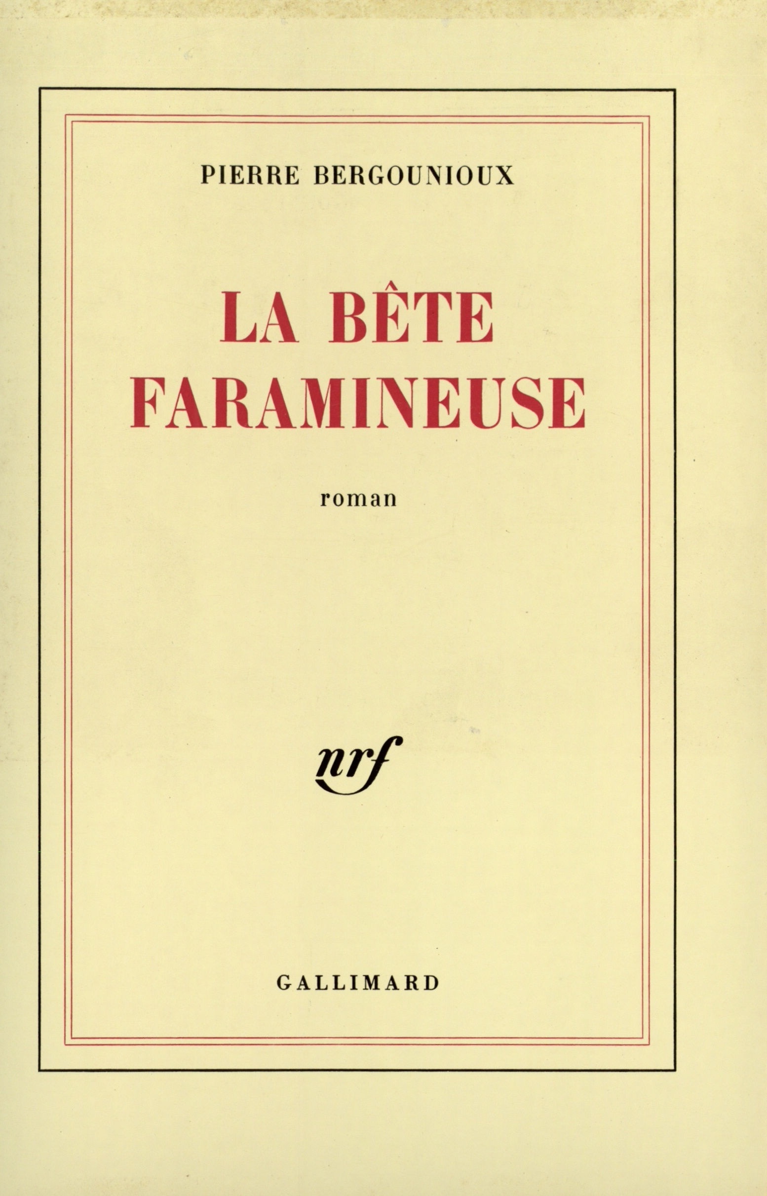 La bête faramineuse