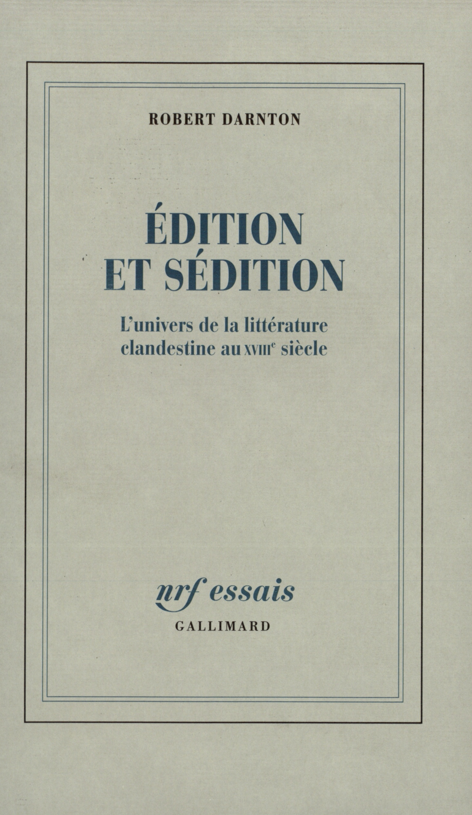 Édition et sédition
