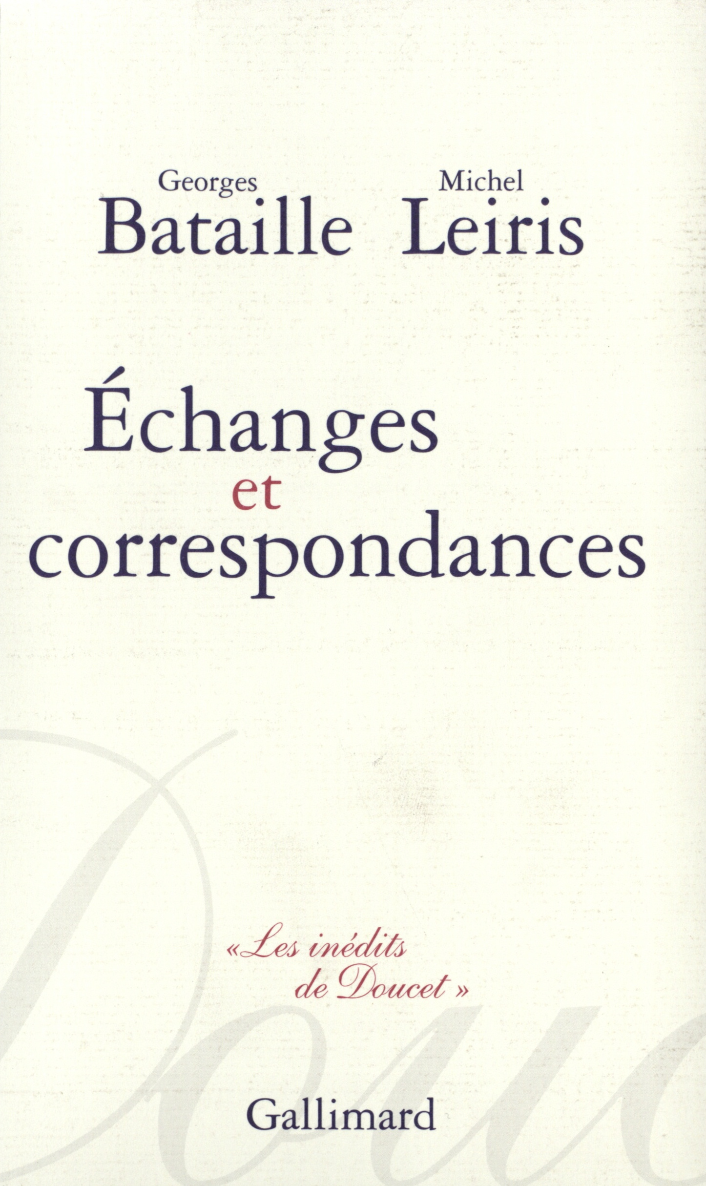Échanges et correspondances