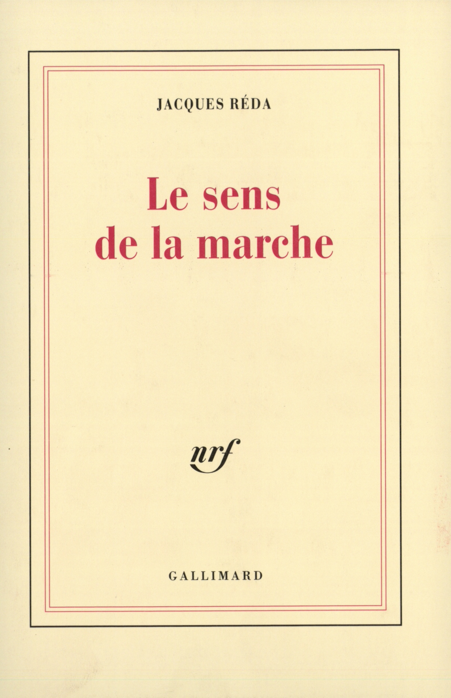 Le Sens de la marche