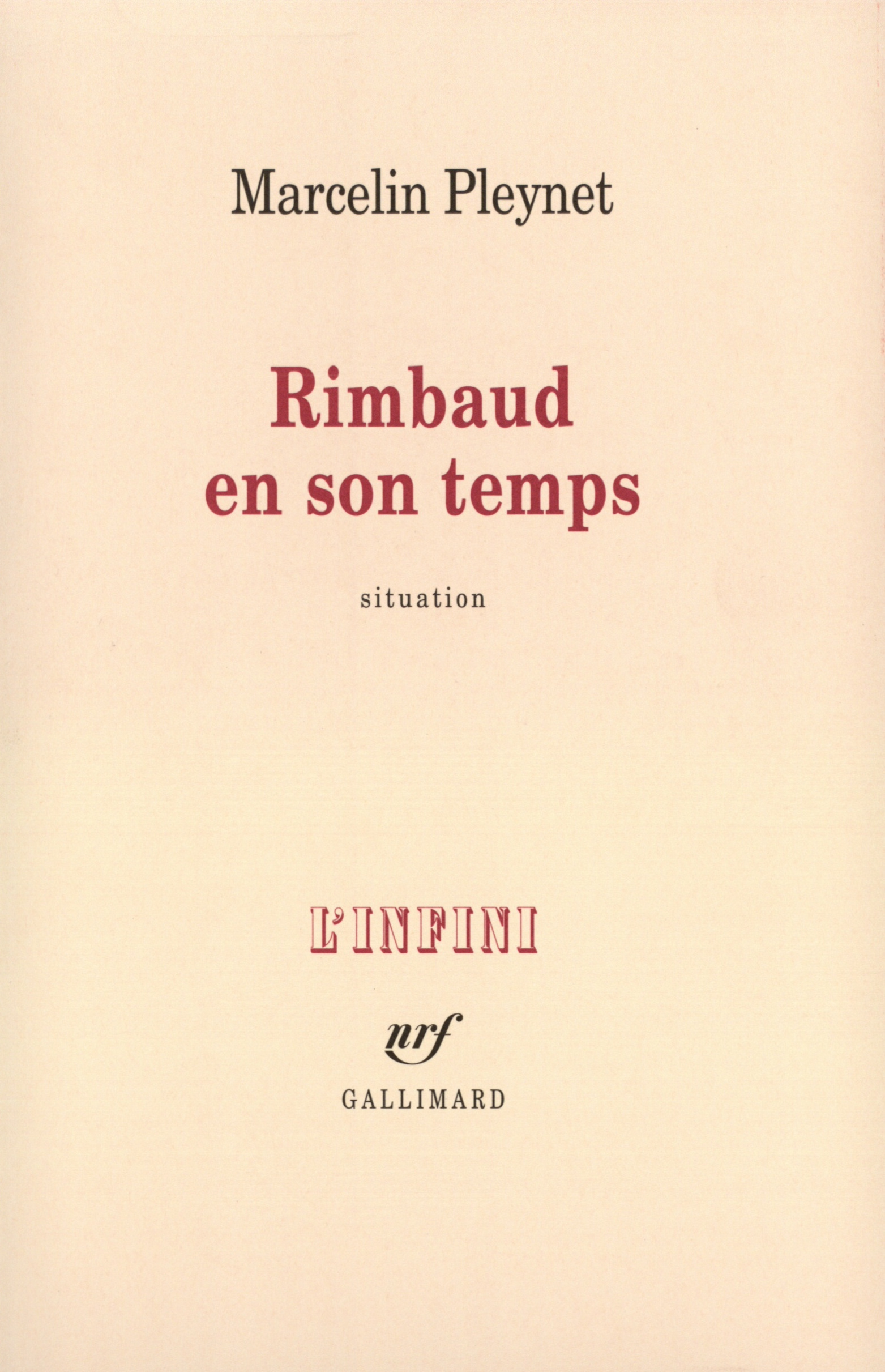 Rimbaud en son temps