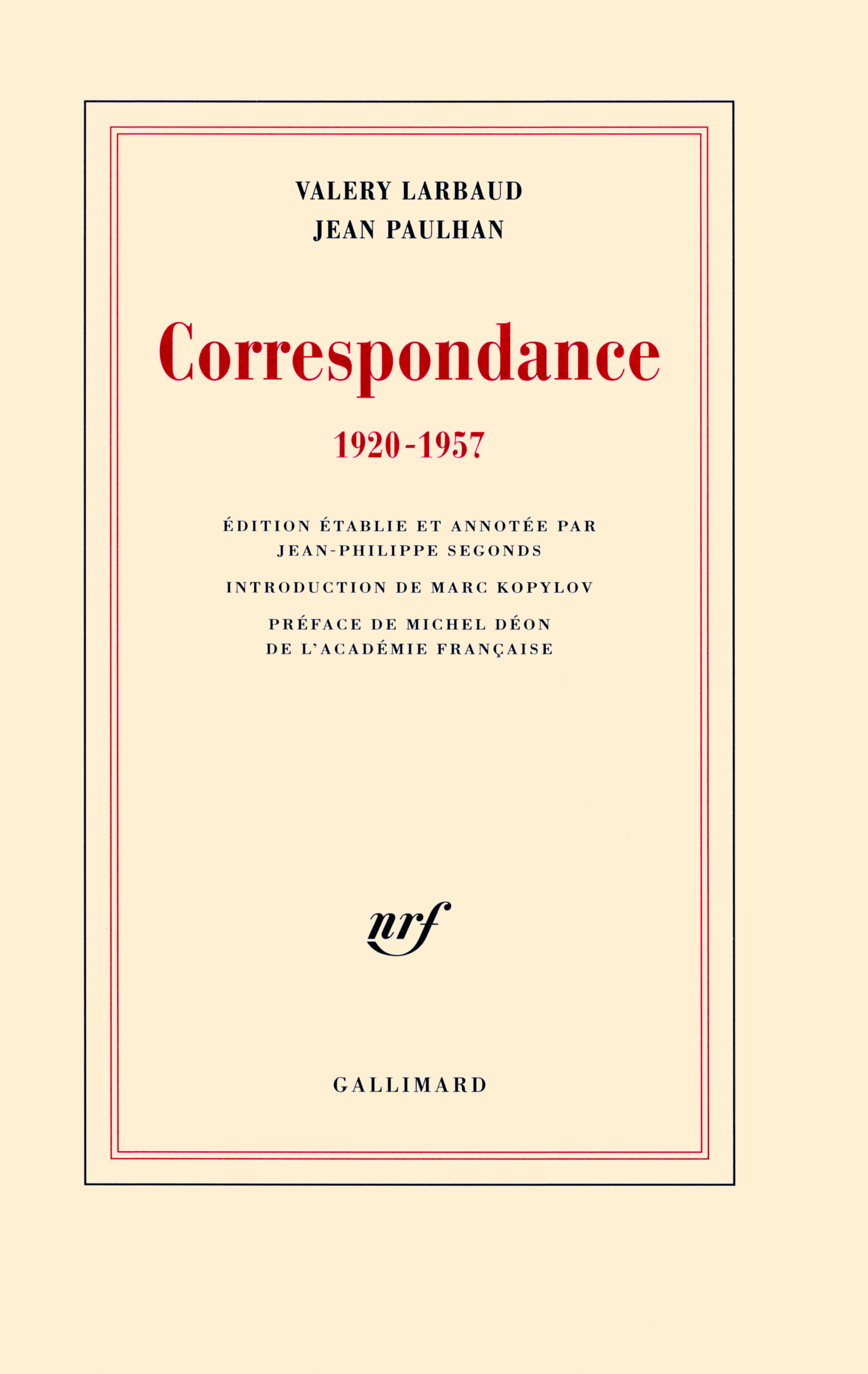 Correspondance