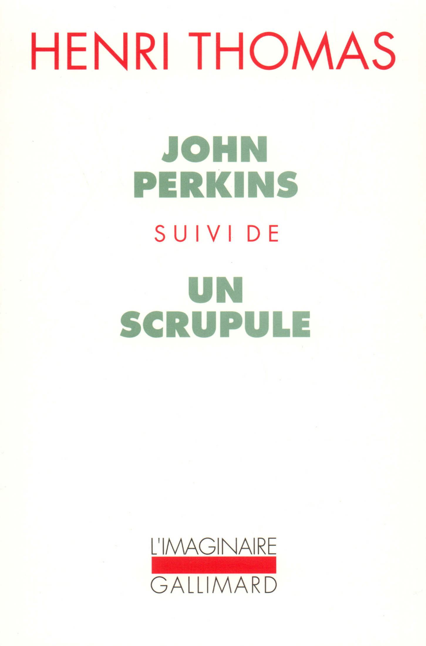 John Perkins / Un Scrupule