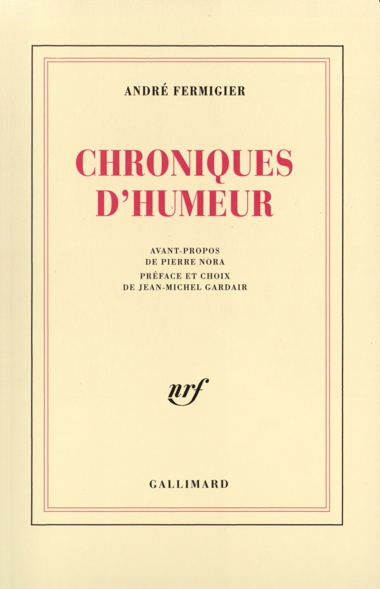 Chroniques d'humeur