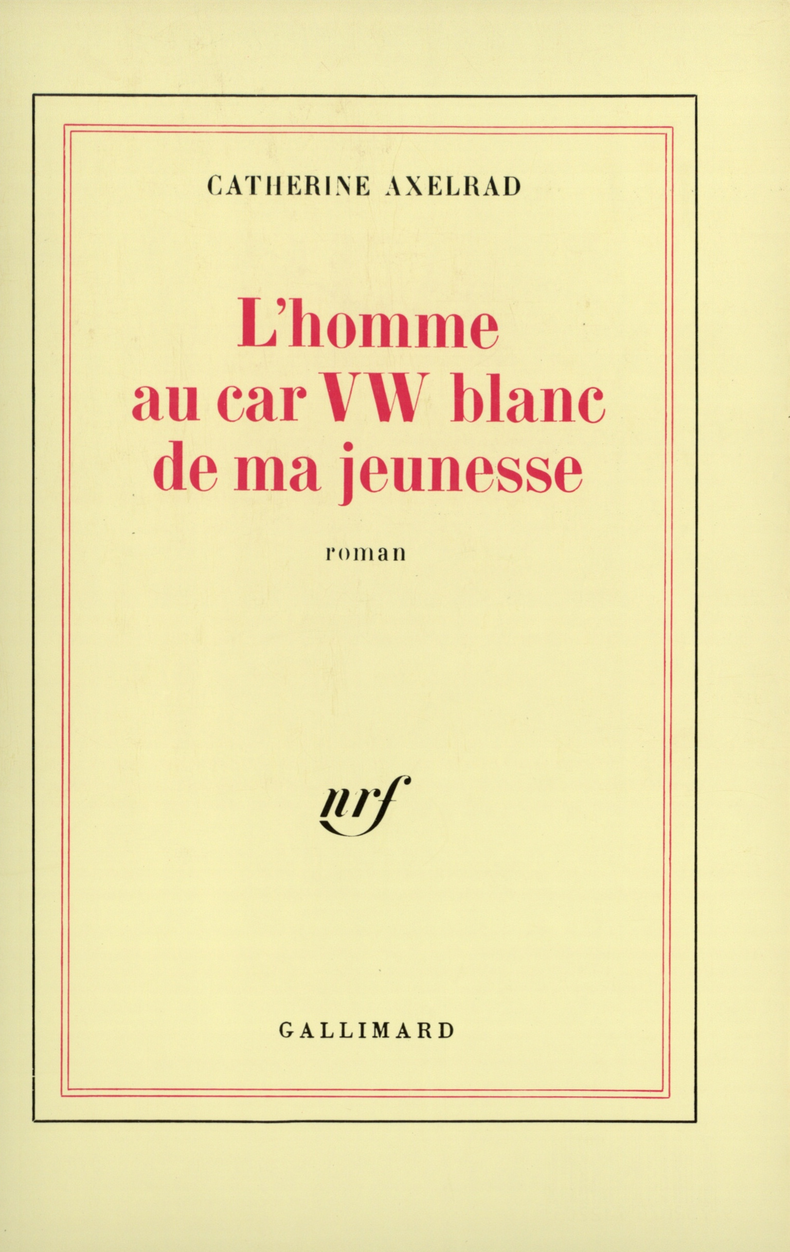 L'homme au car VW blanc de ma jeunesse