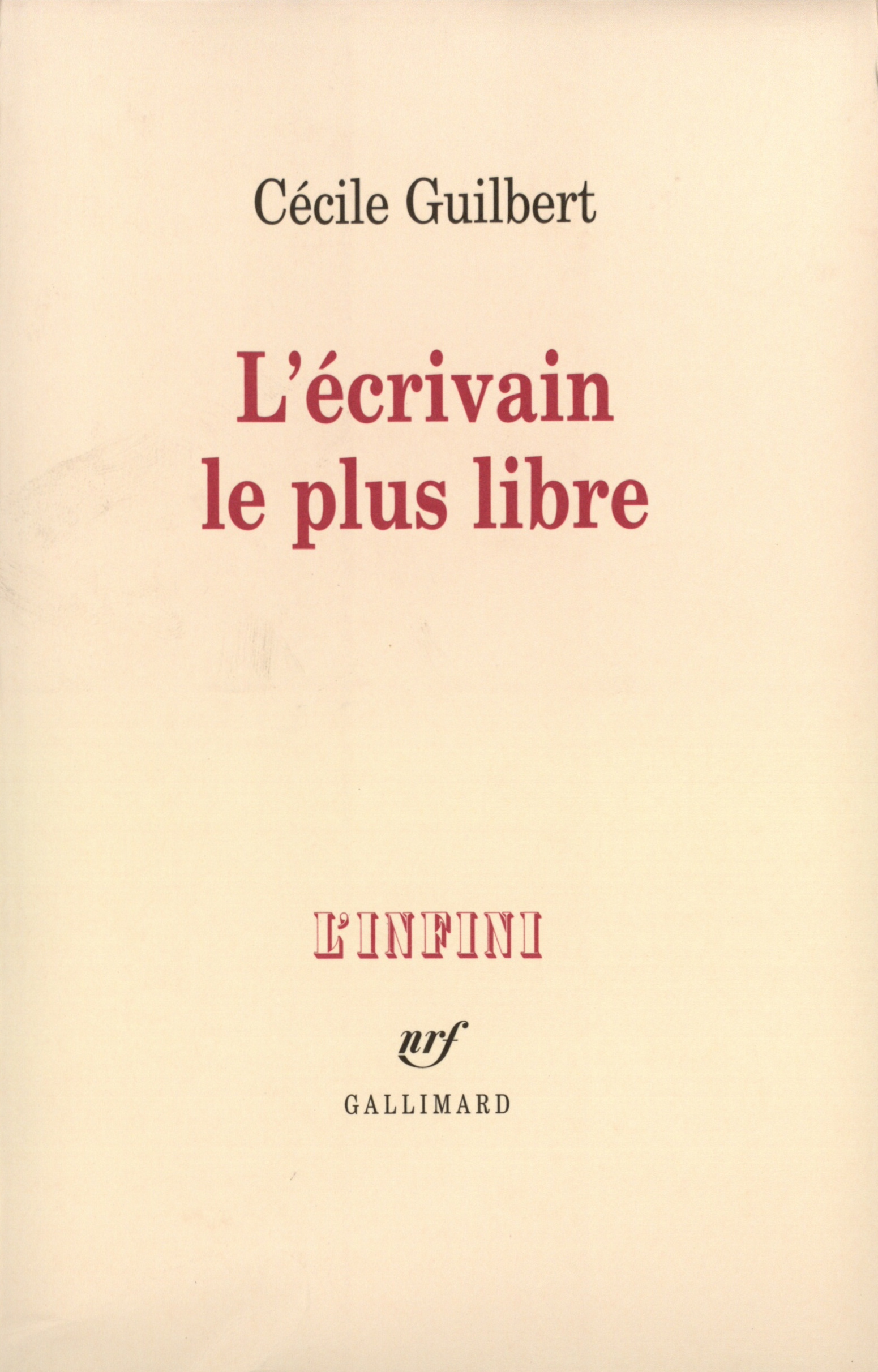 L'Écrivain le plus libre