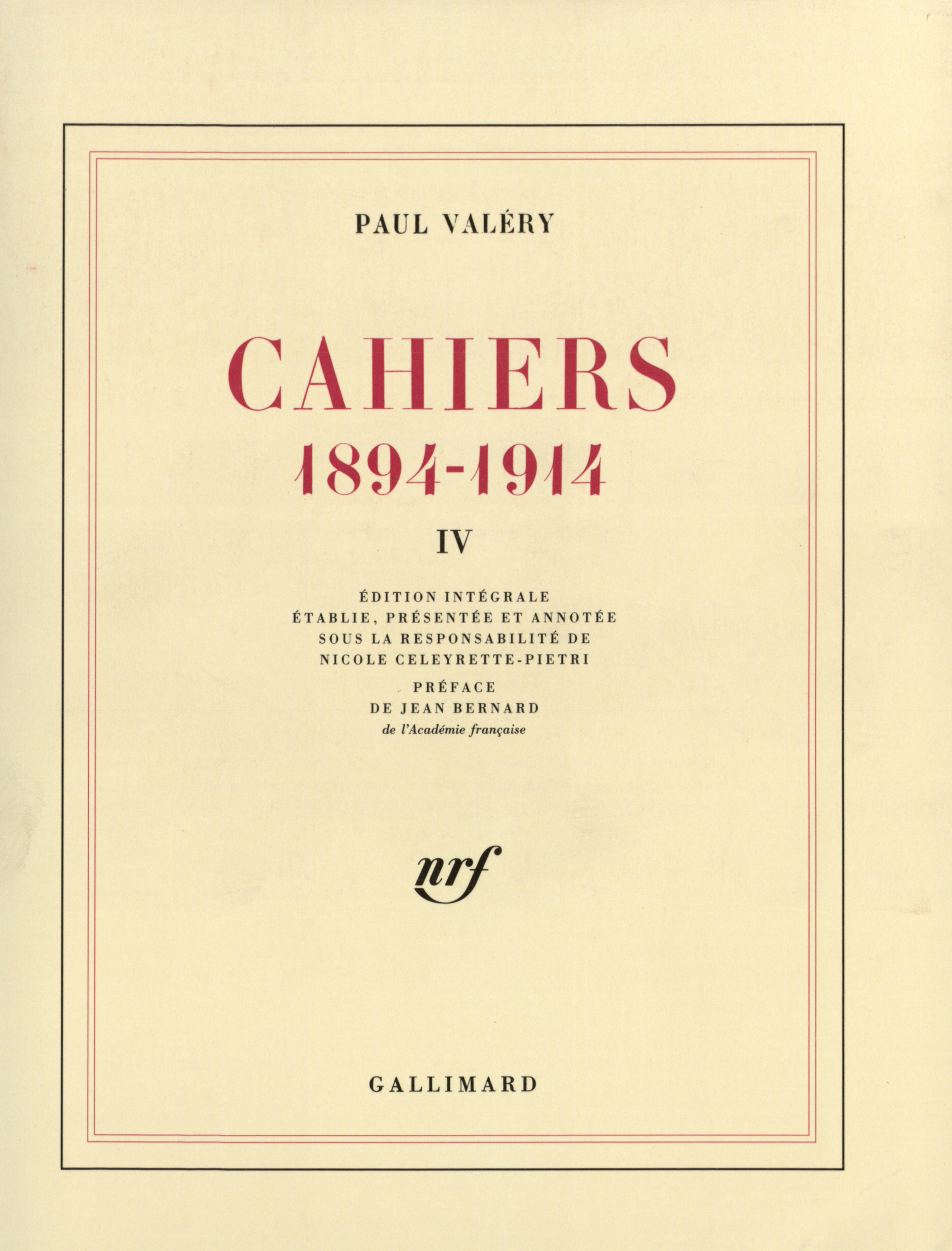 Cahiers