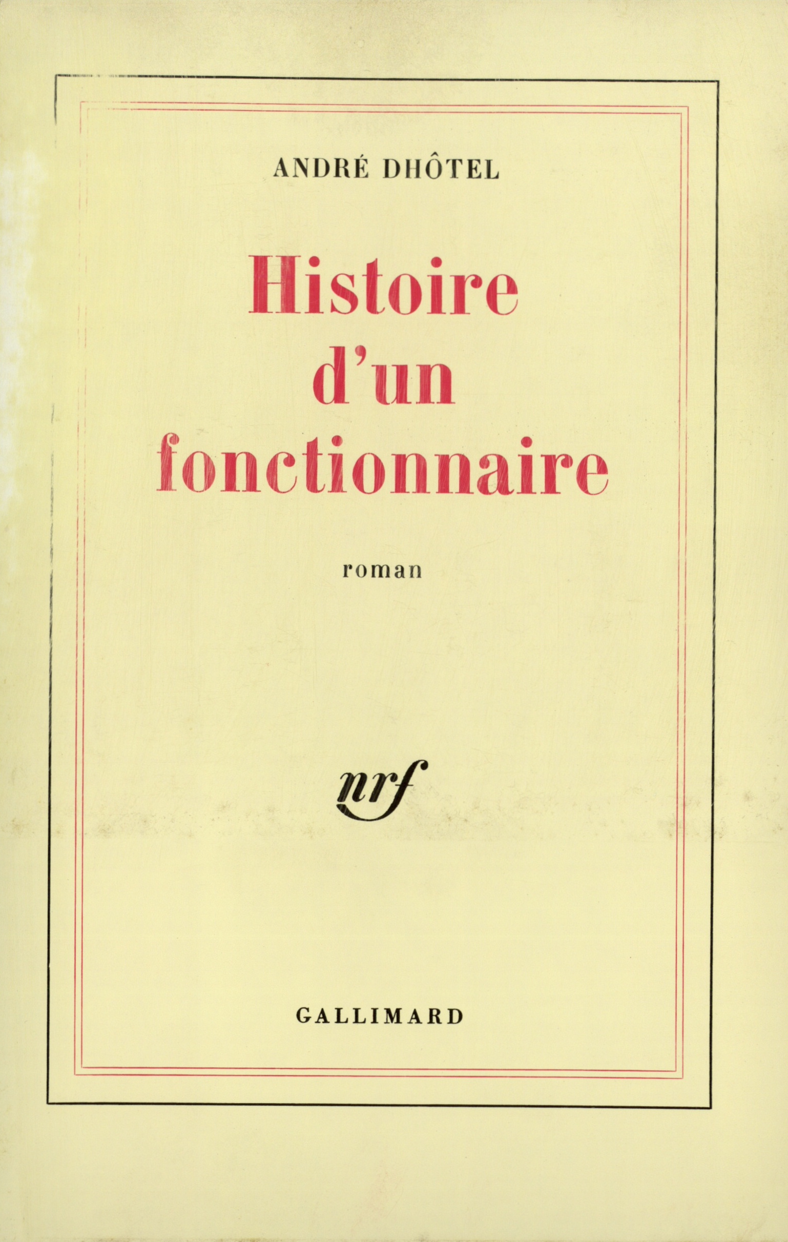 Histoire d'un fonctionnaire