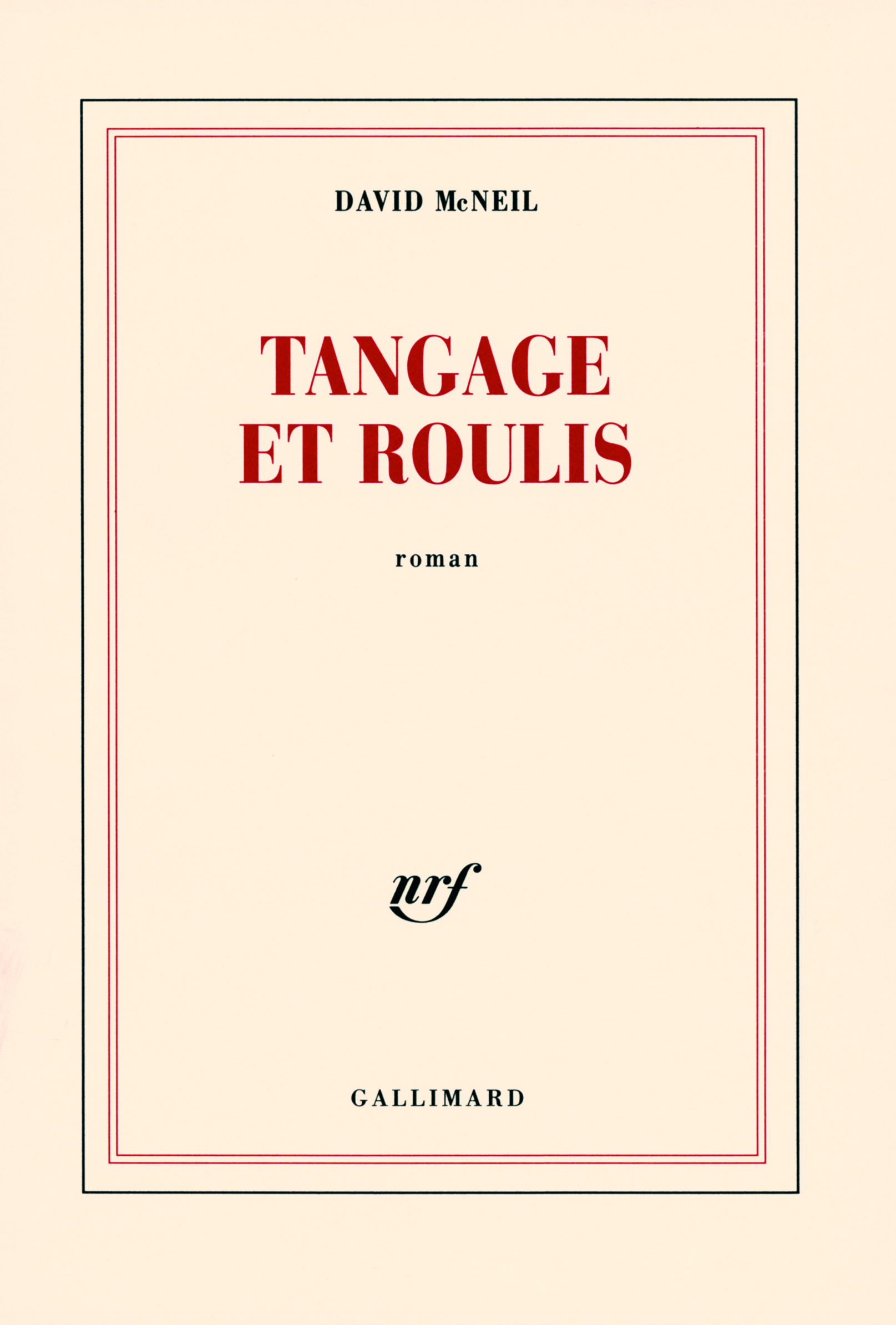 Tangage et roulis