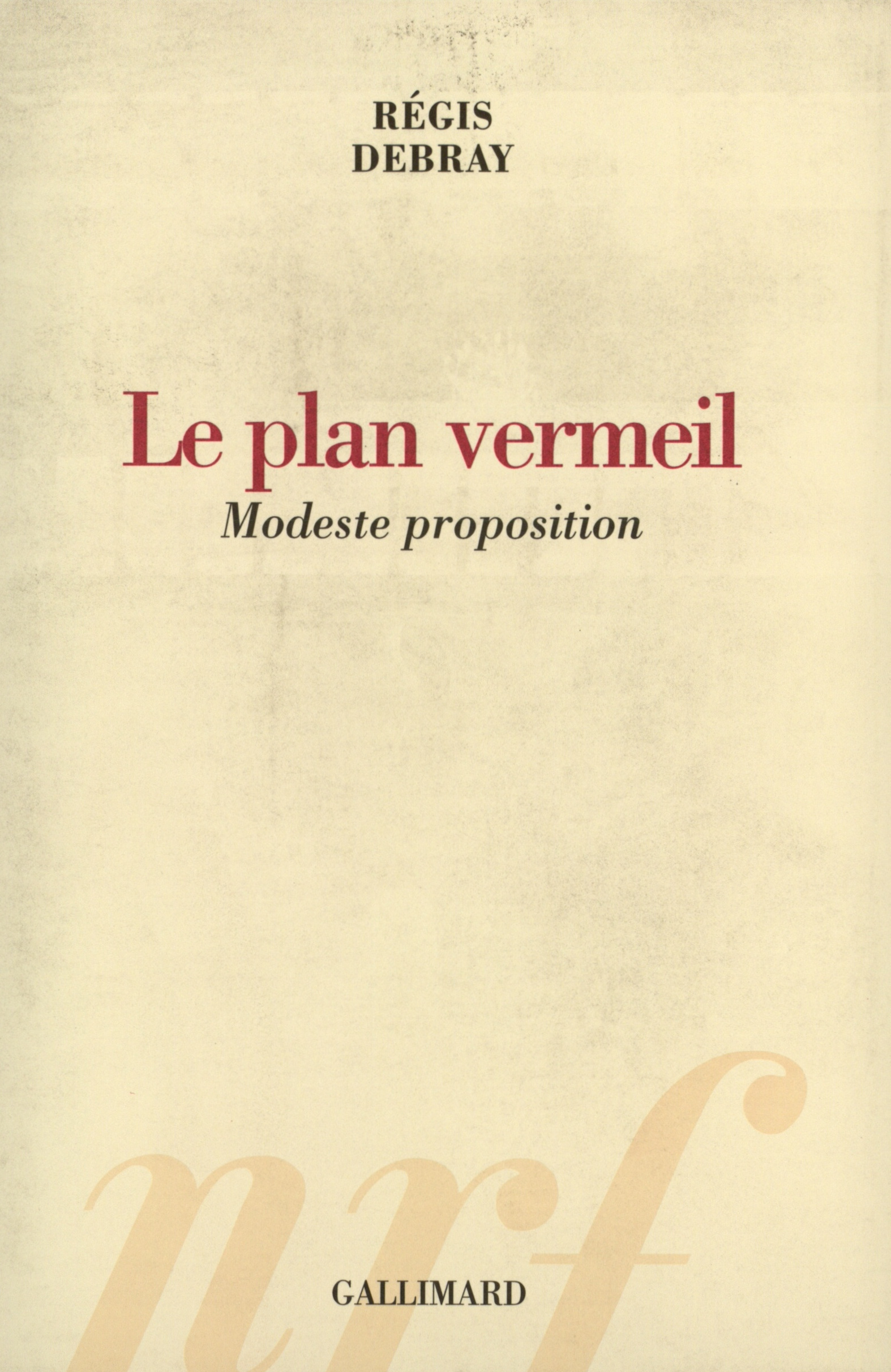 Le Plan vermeil