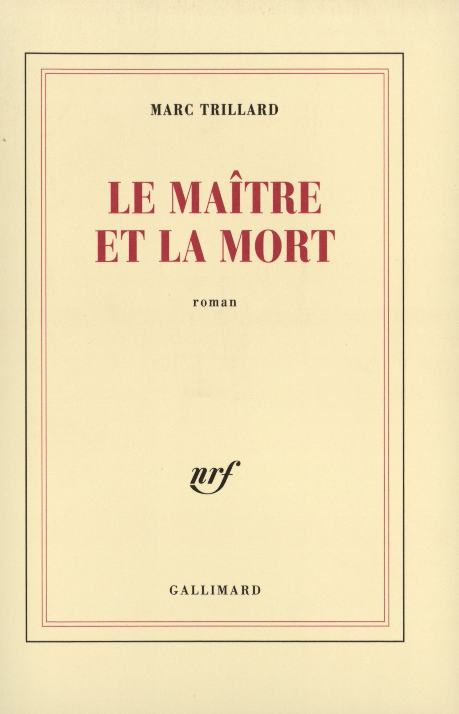 Le Maître et la mort