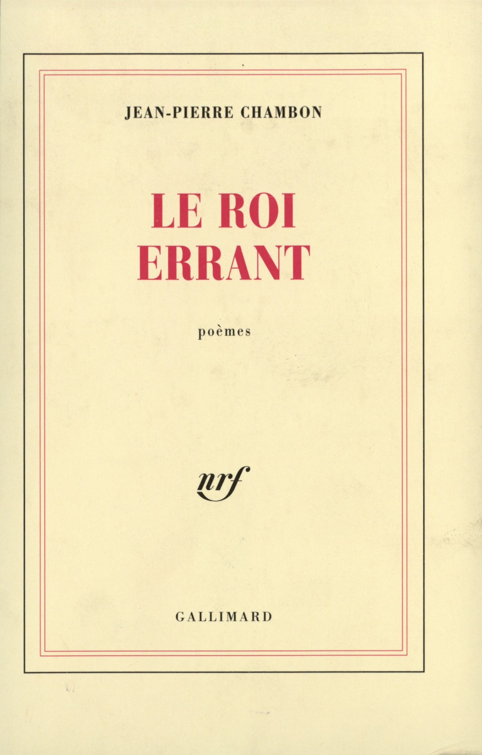 Le Roi errant