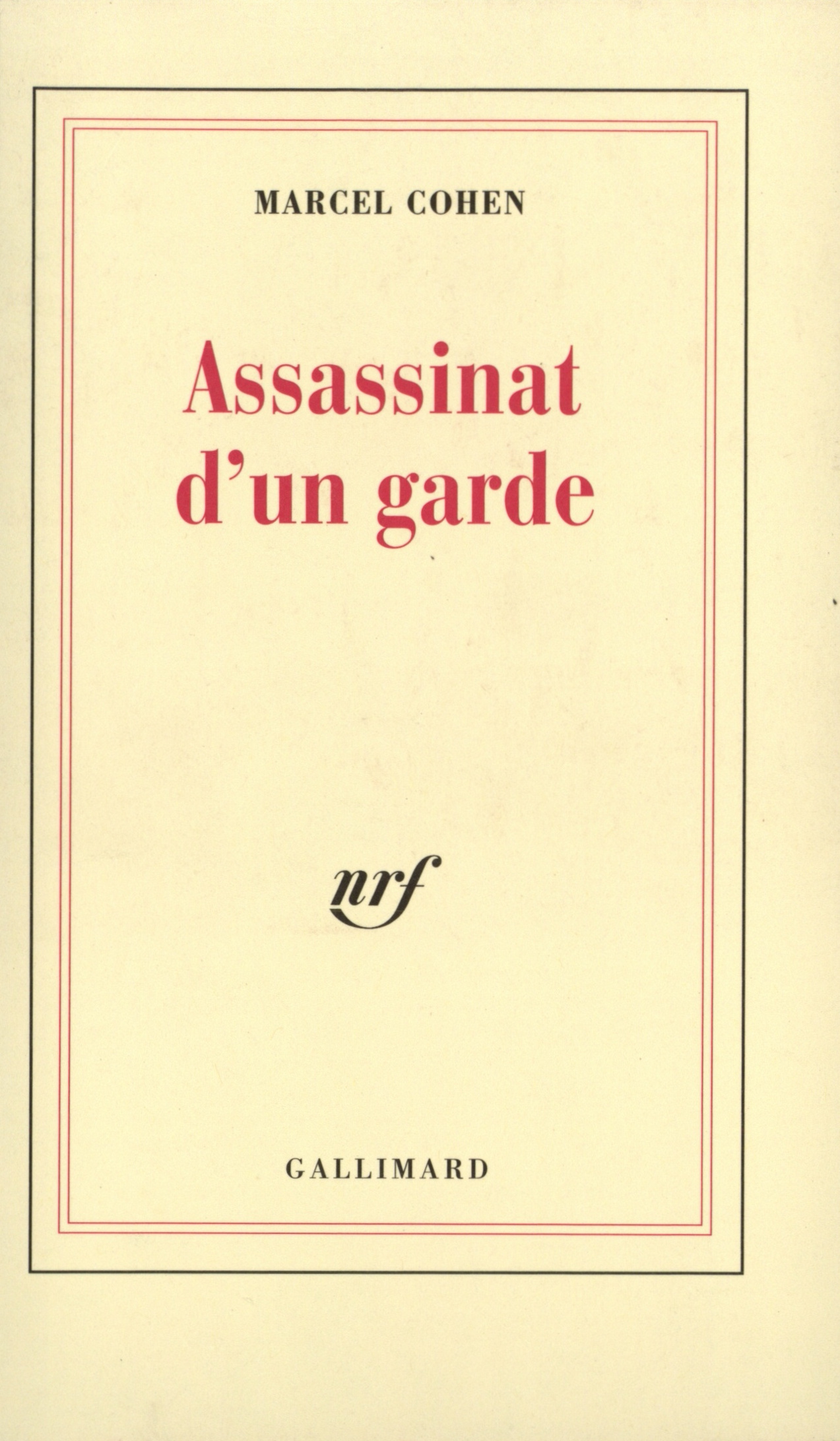 Assassinat d'un garde
