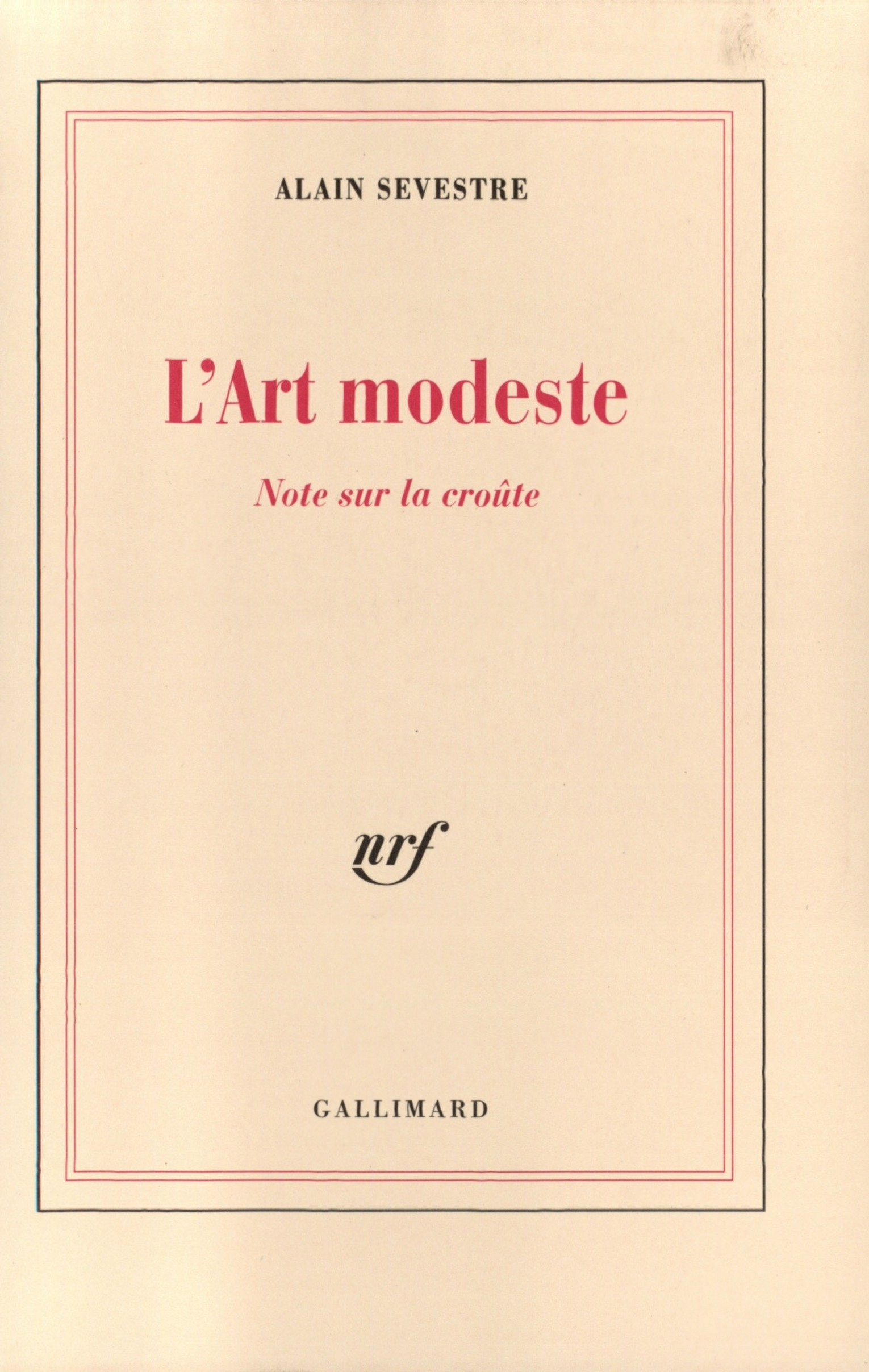 L'Art modeste