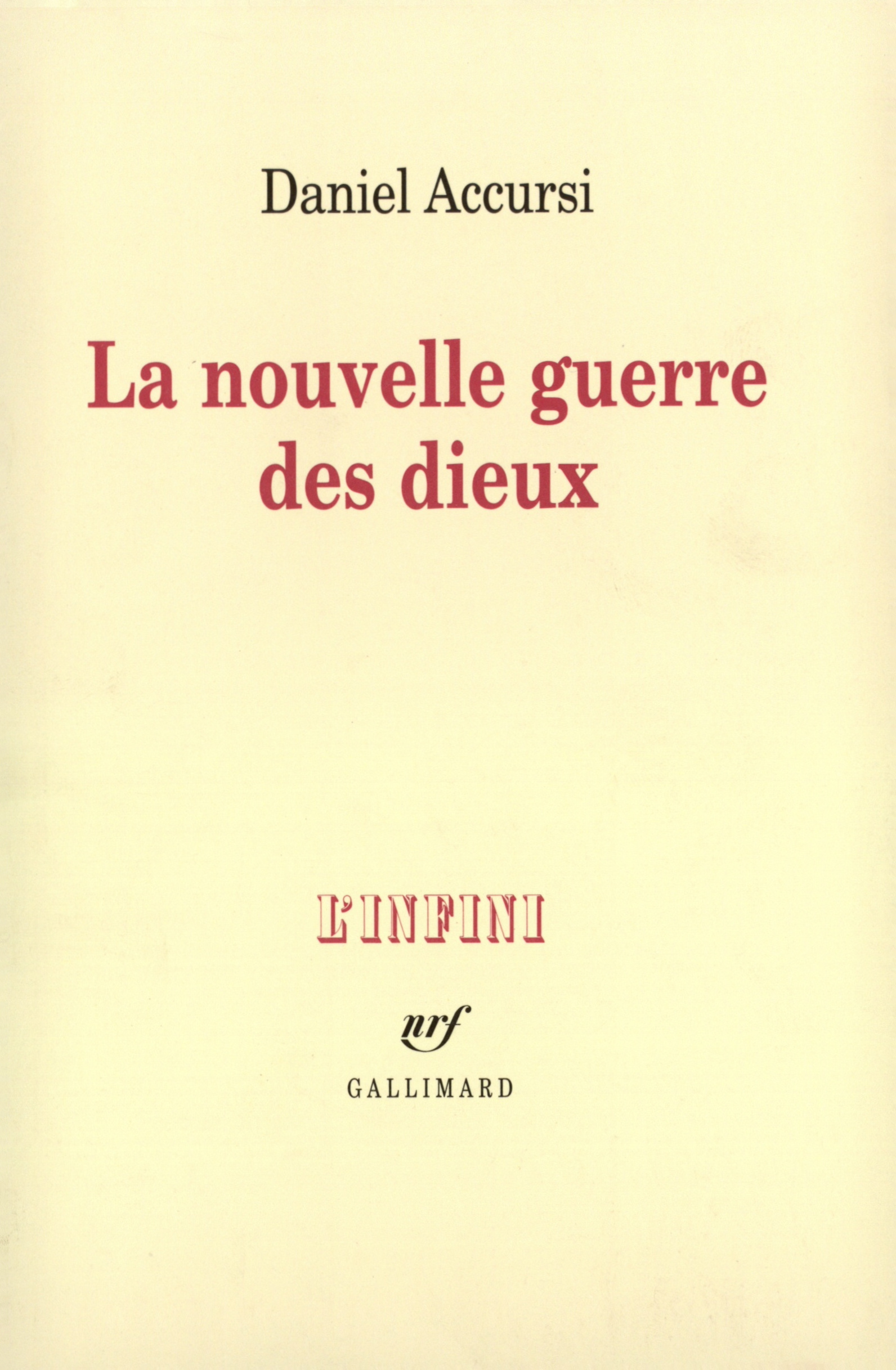 La Nouvelle guerre des dieux
