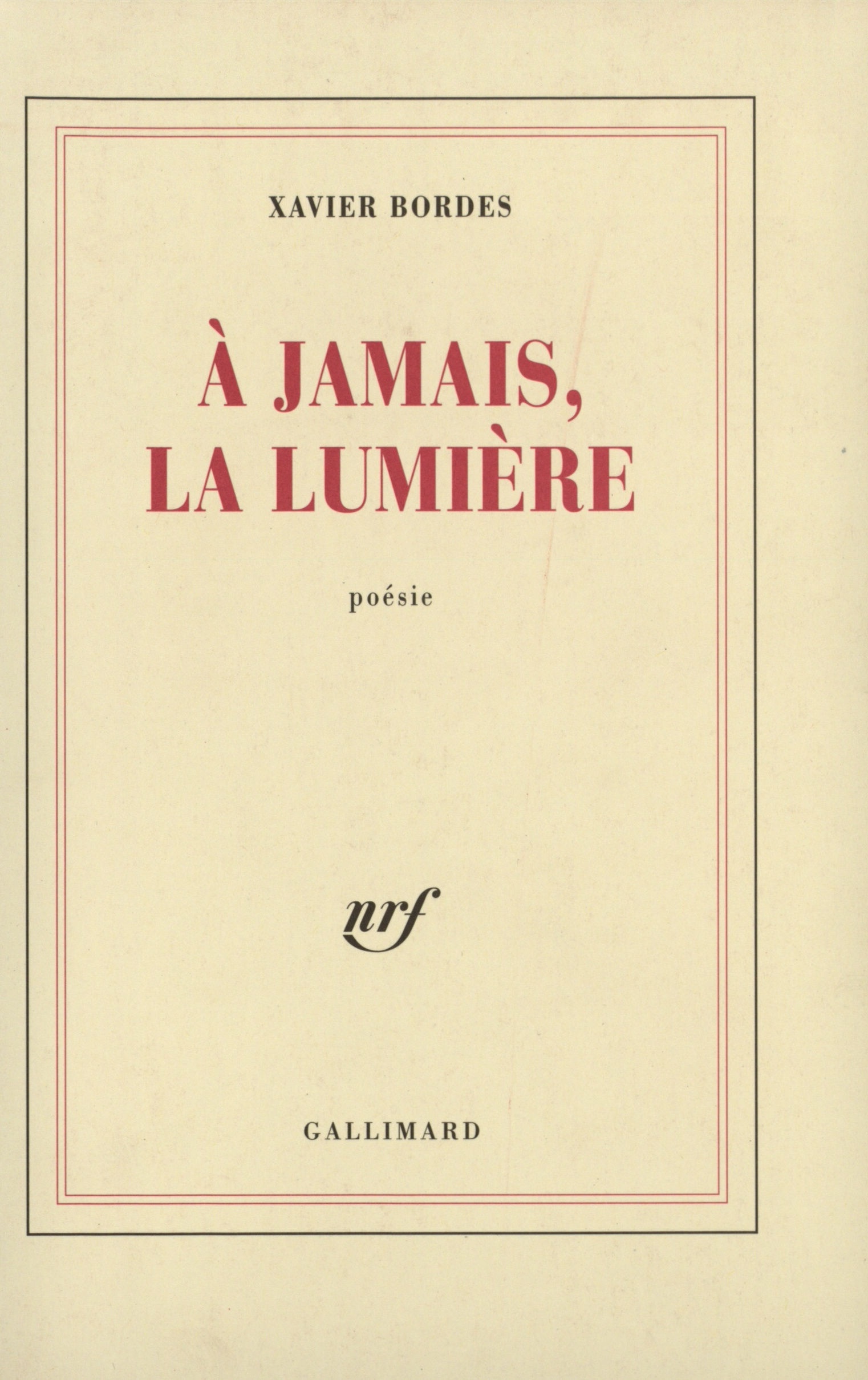 À jamais, la lumière