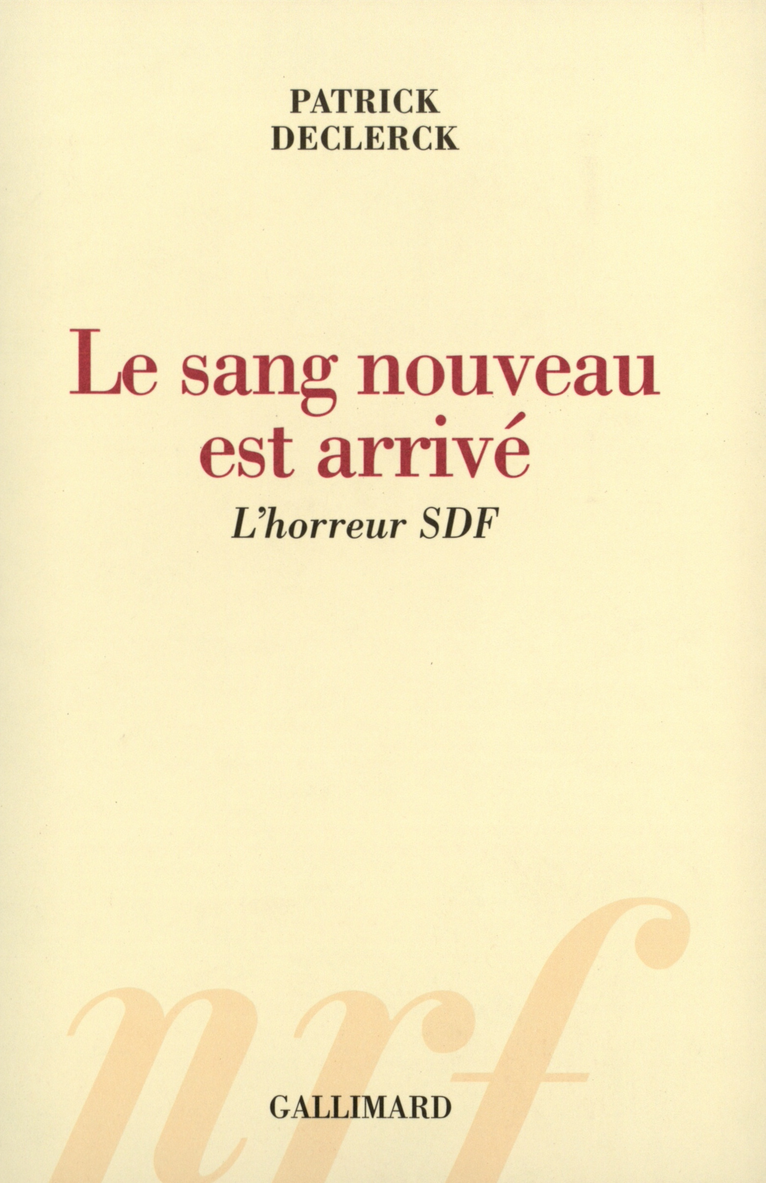 Le sang nouveau est arrivé