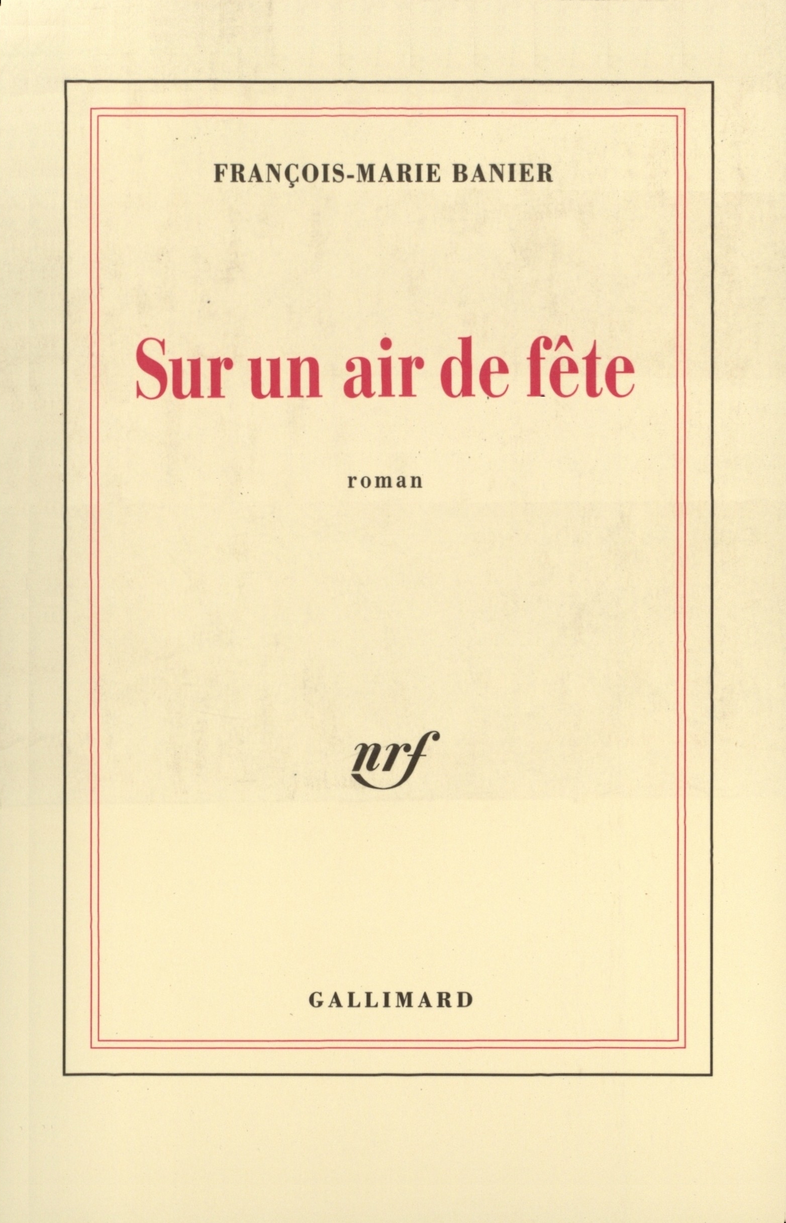 Sur un air de fête
