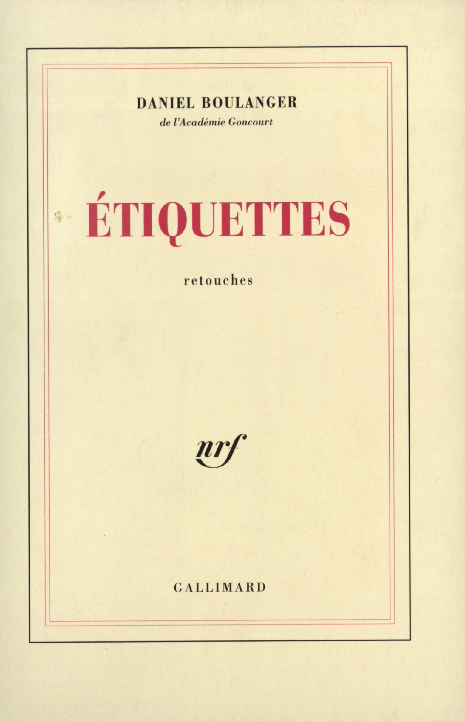 Étiquettes