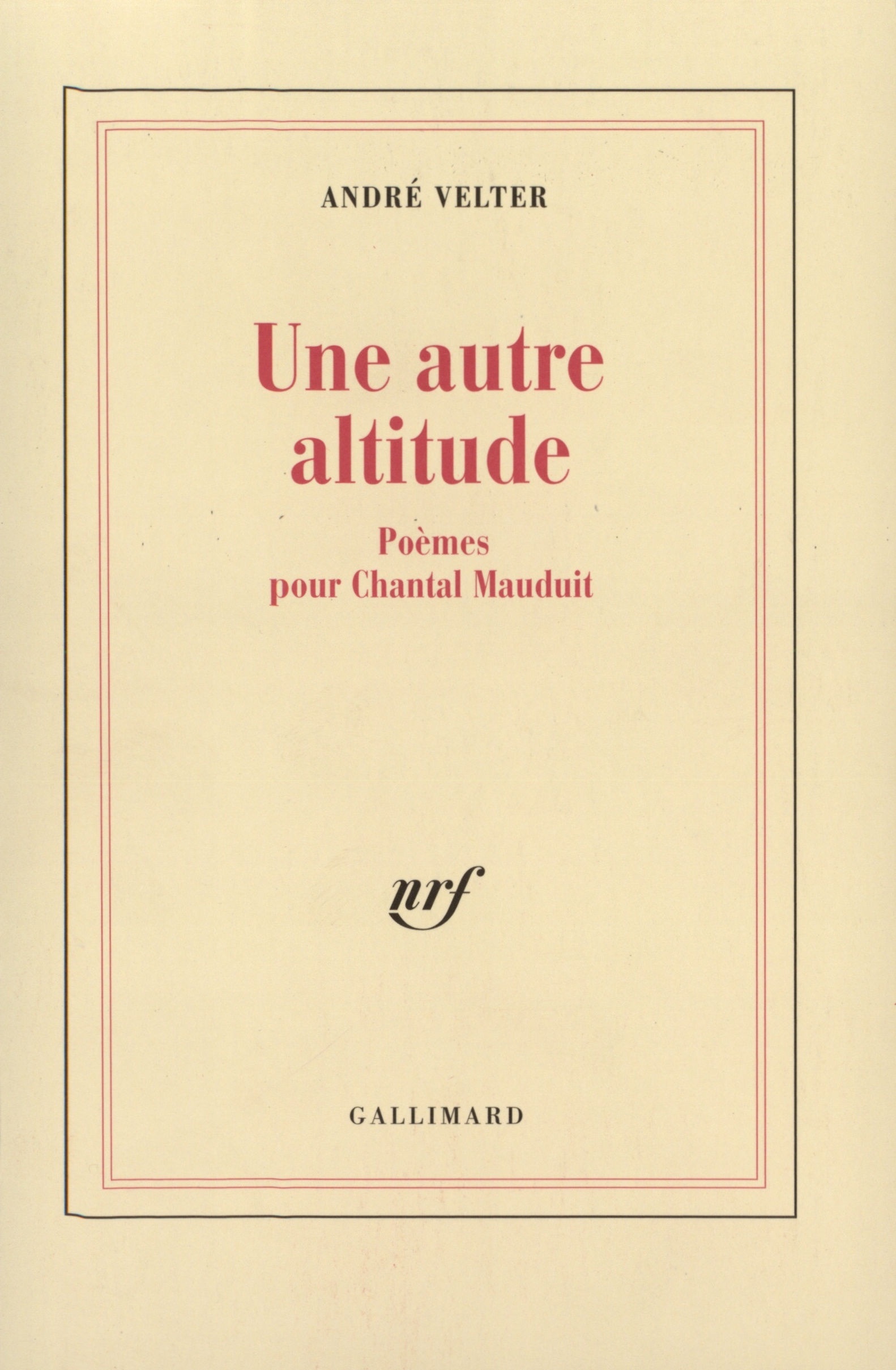 Une Autre altitude