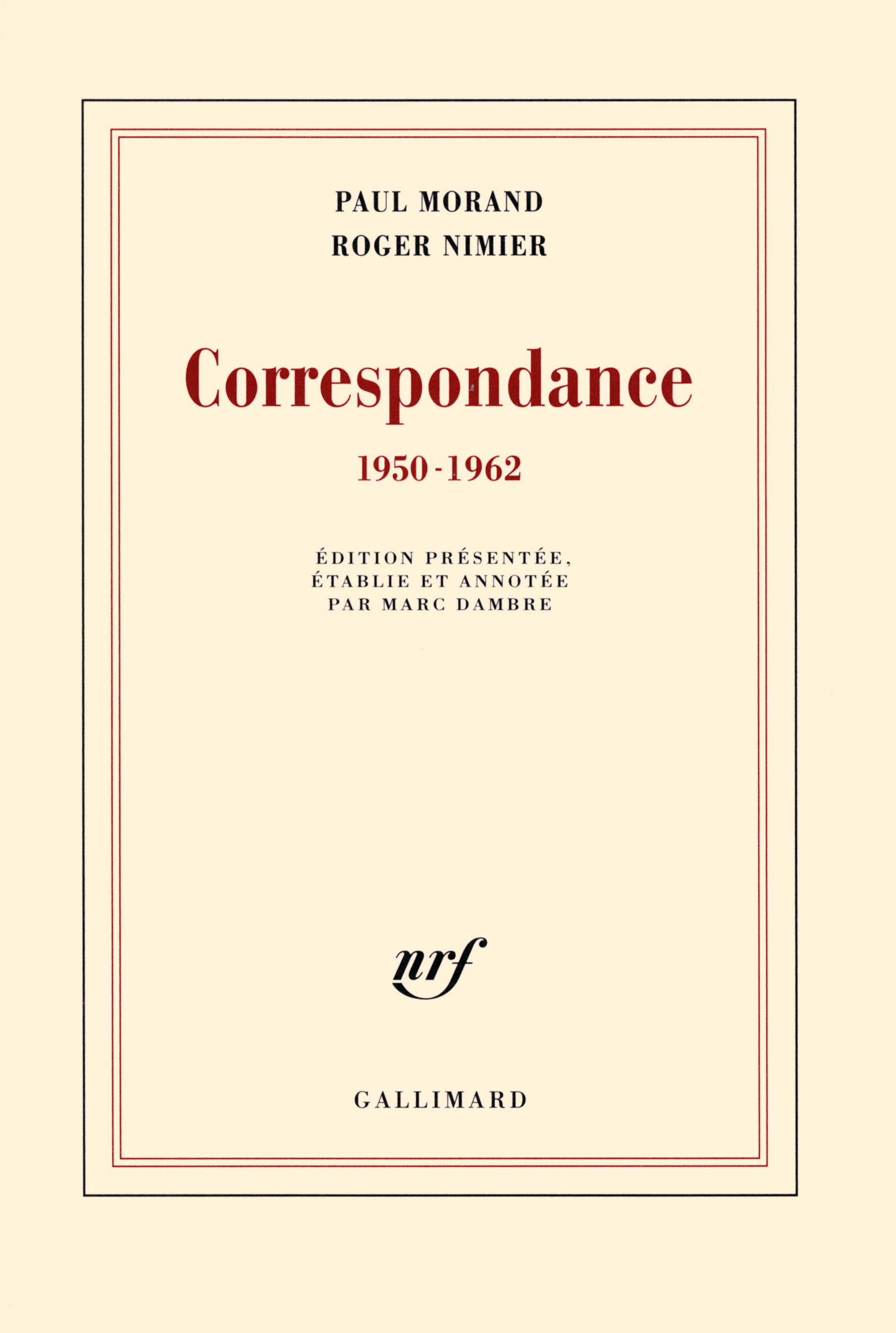 Correspondance
