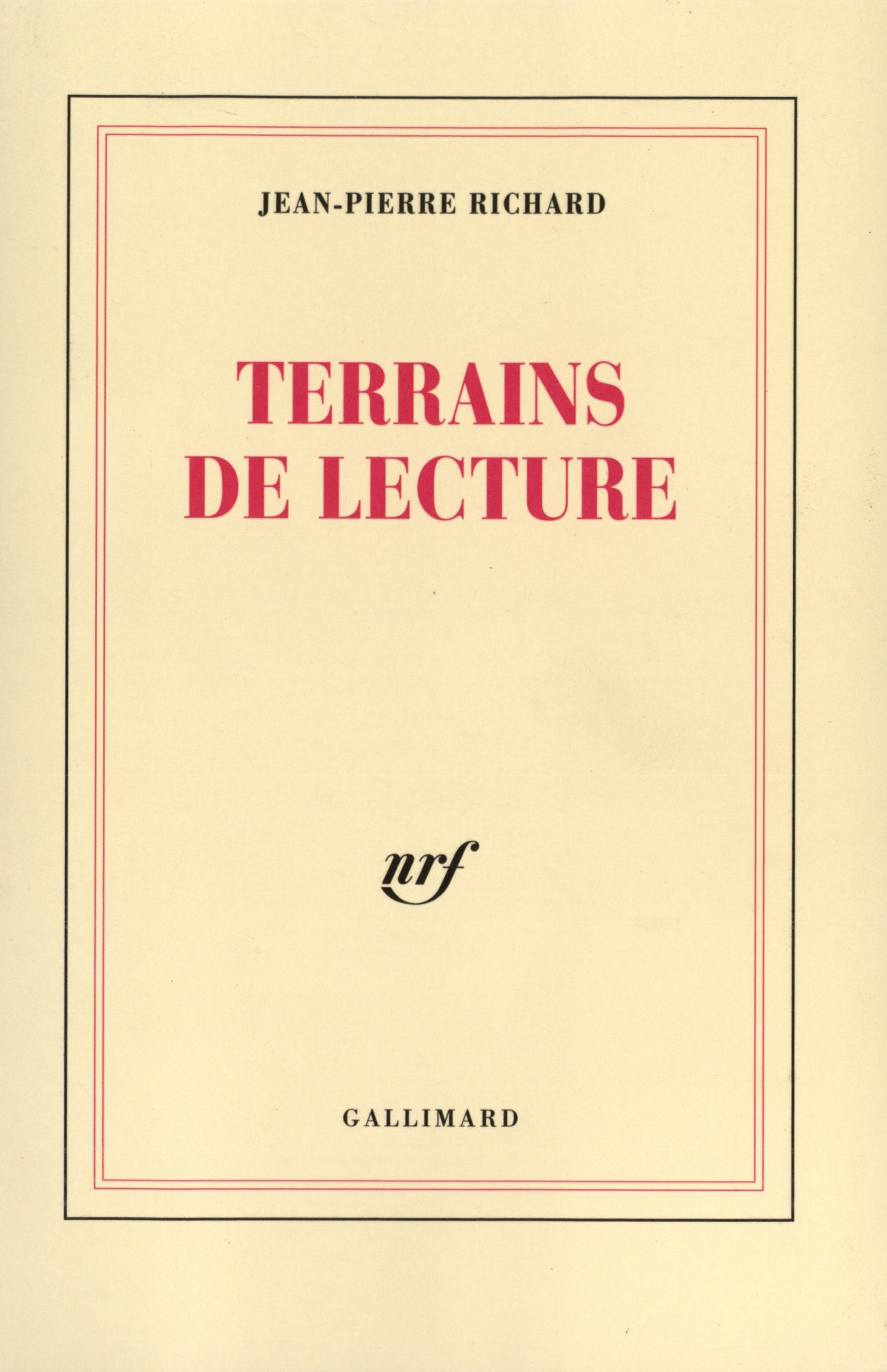 Terrains de lecture
