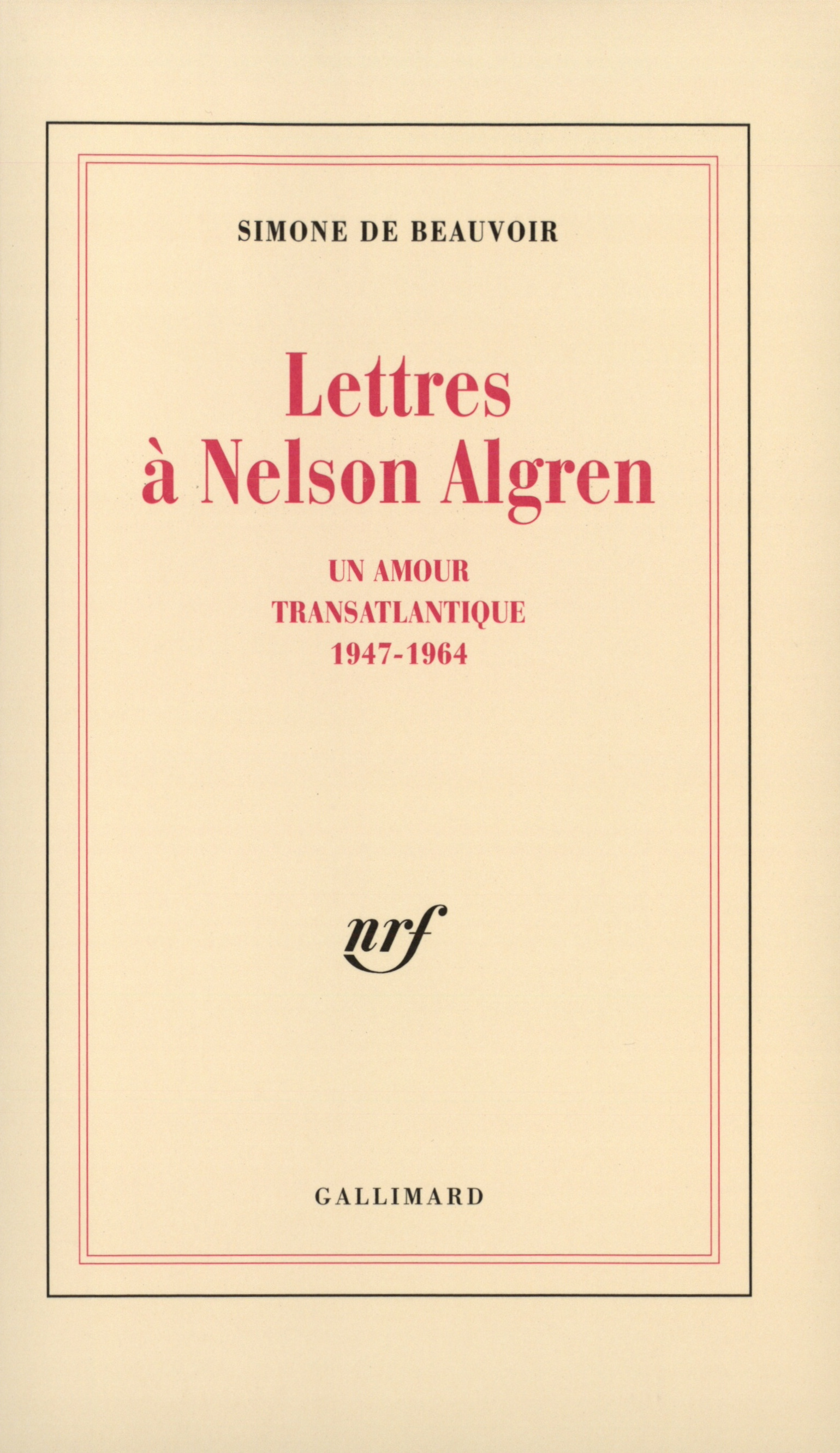 Lettres à Nelson Algren