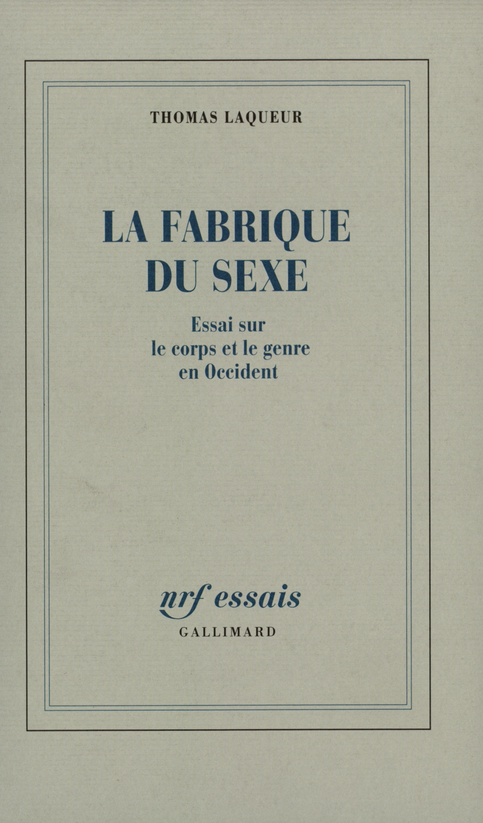 La fabrique du sexe