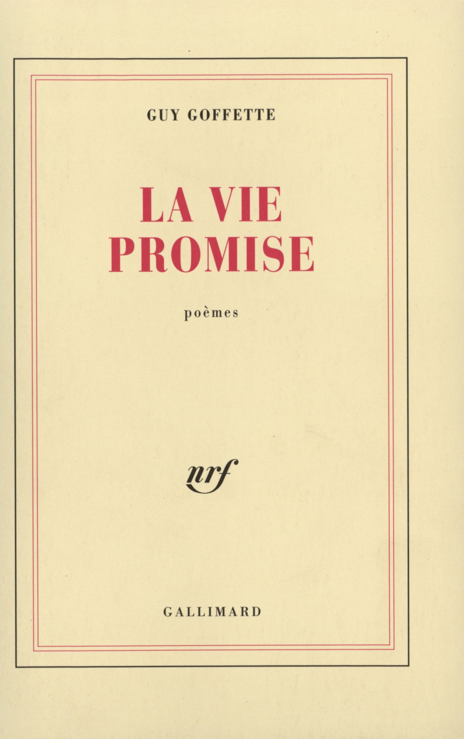 La vie promise