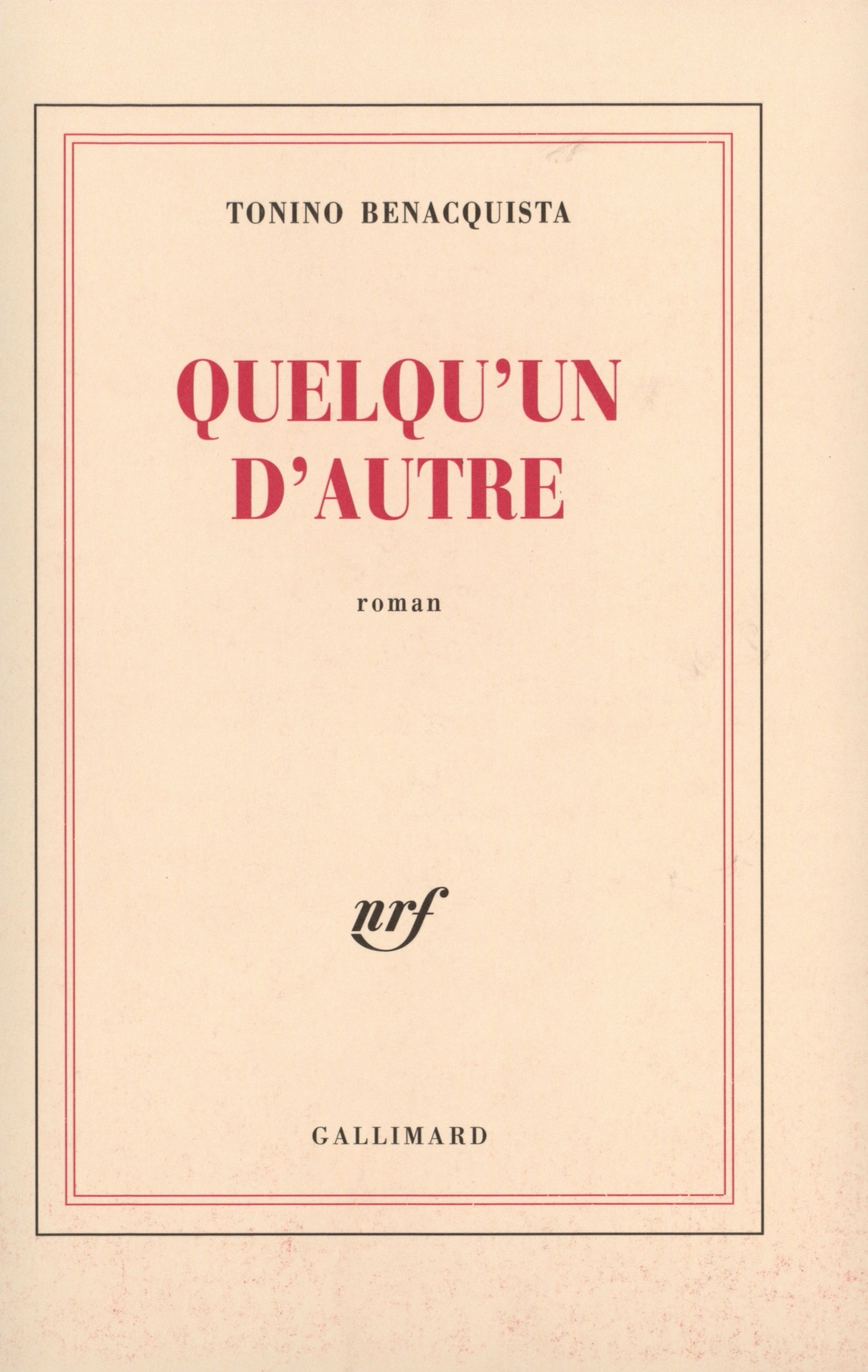 Quelqu'un d'autre