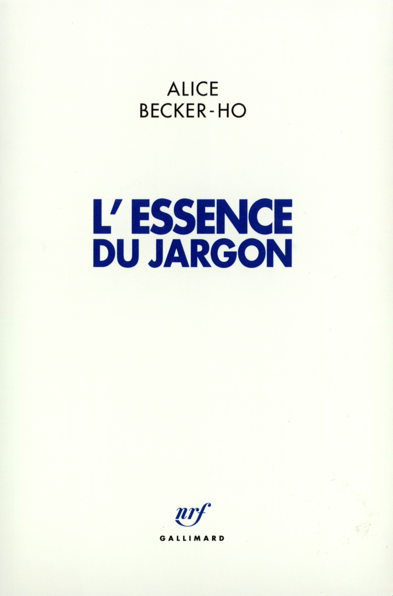 L'Essence du Jargon