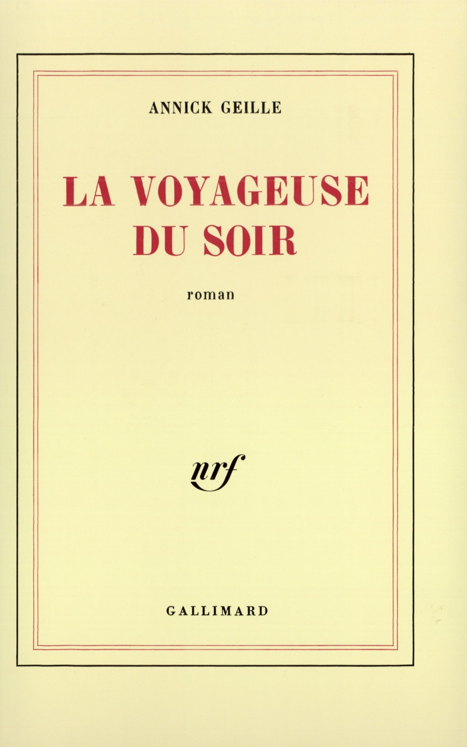 La voyageuse du soir