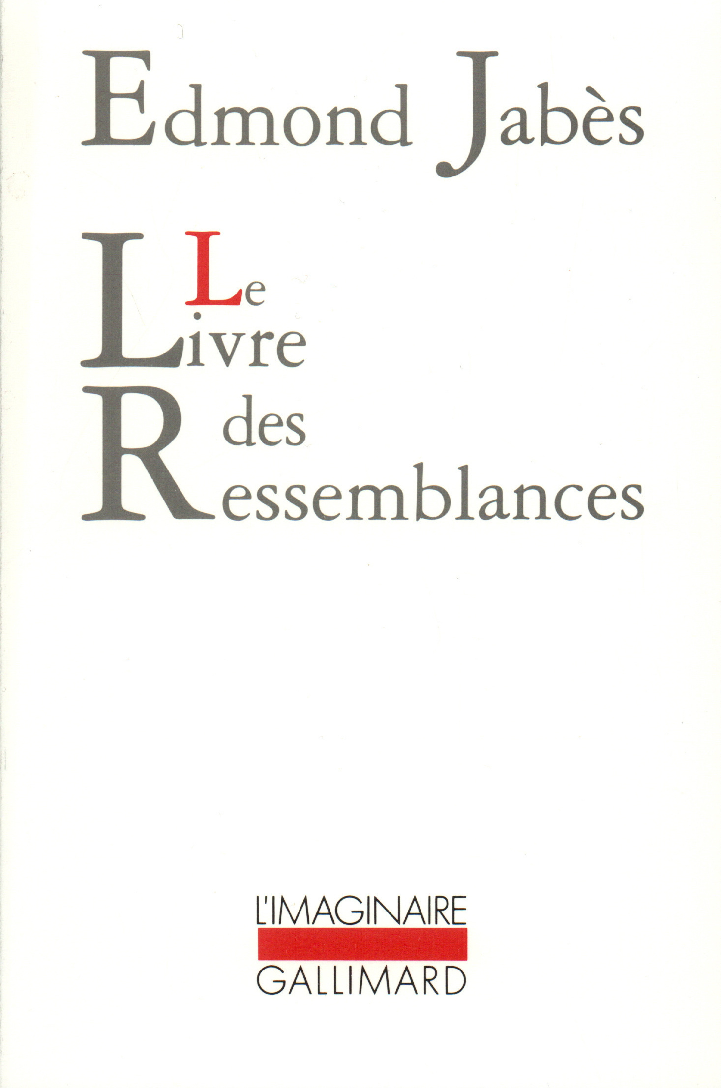 Le Livre des Ressemblances