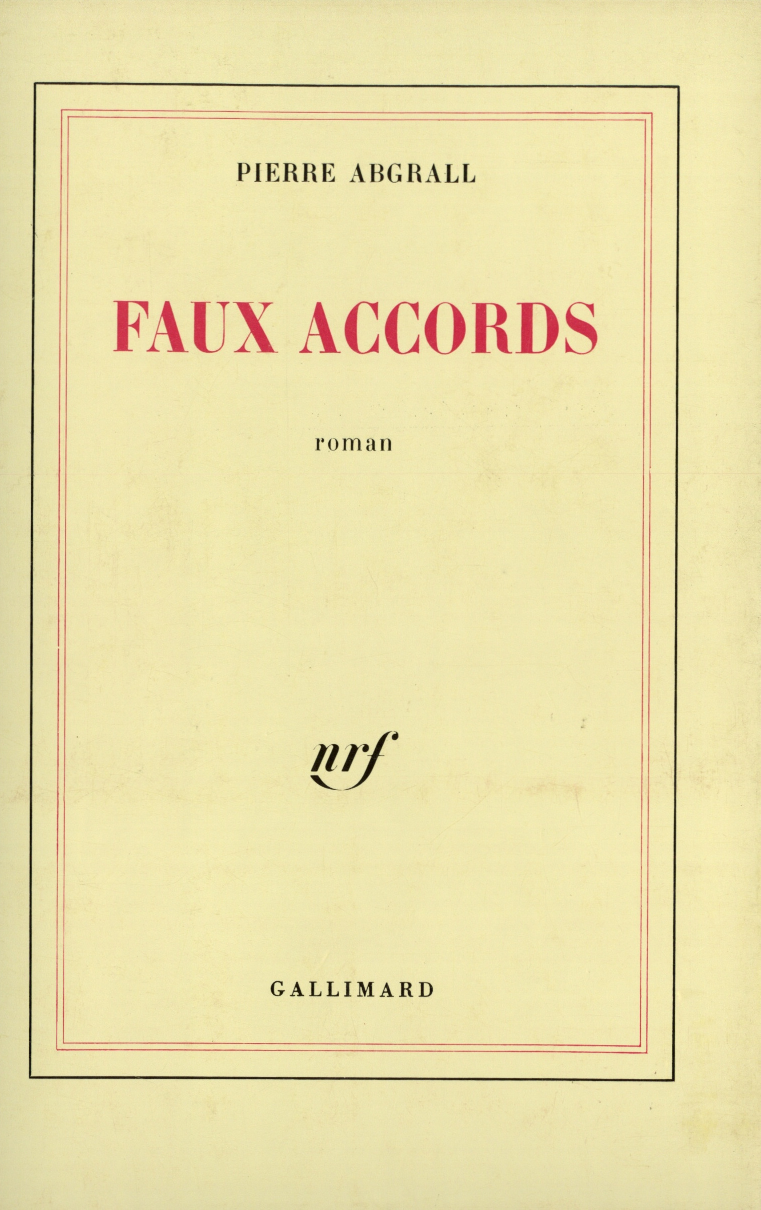 Faux accords