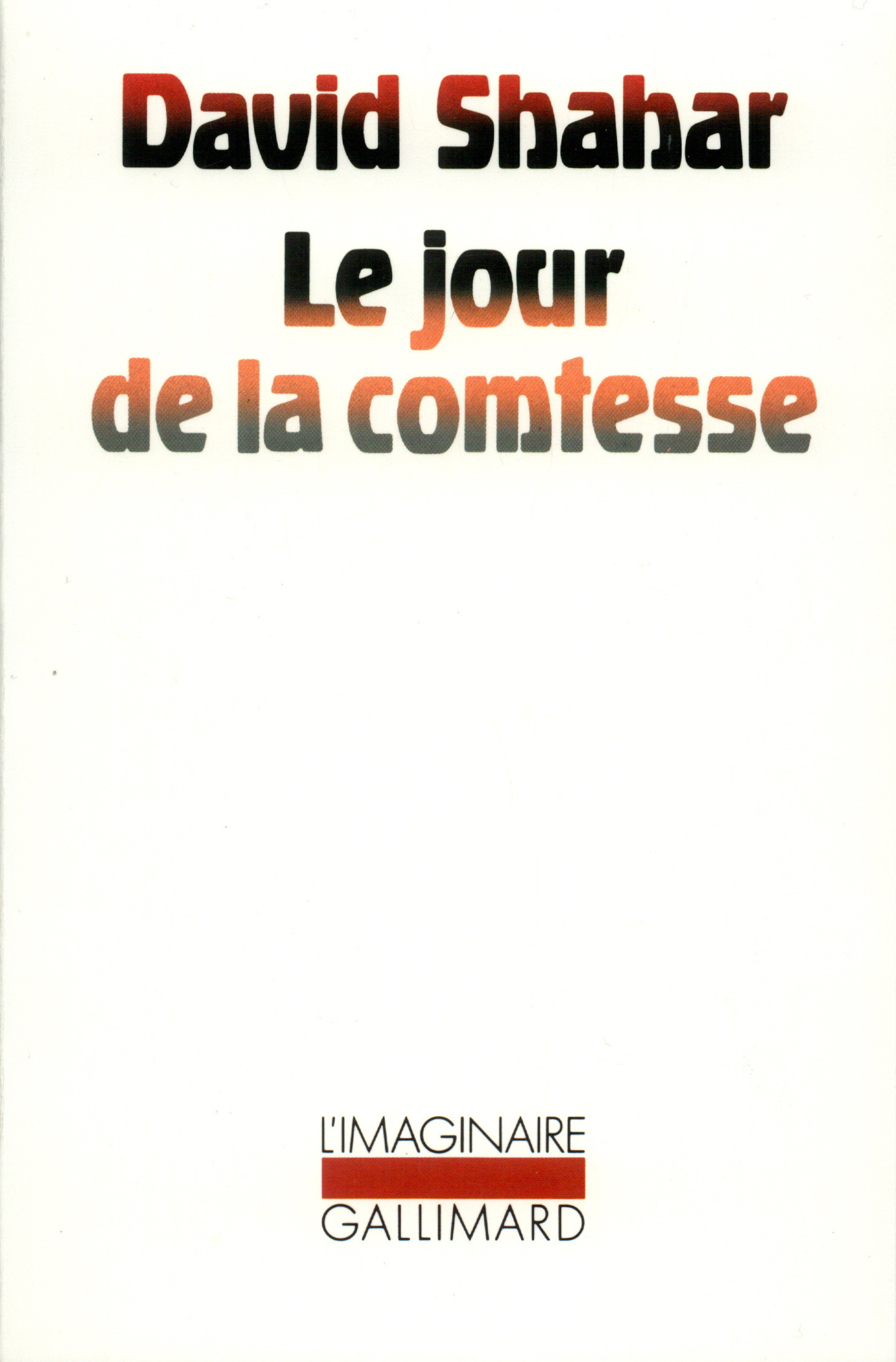 Le jour de la comtesse