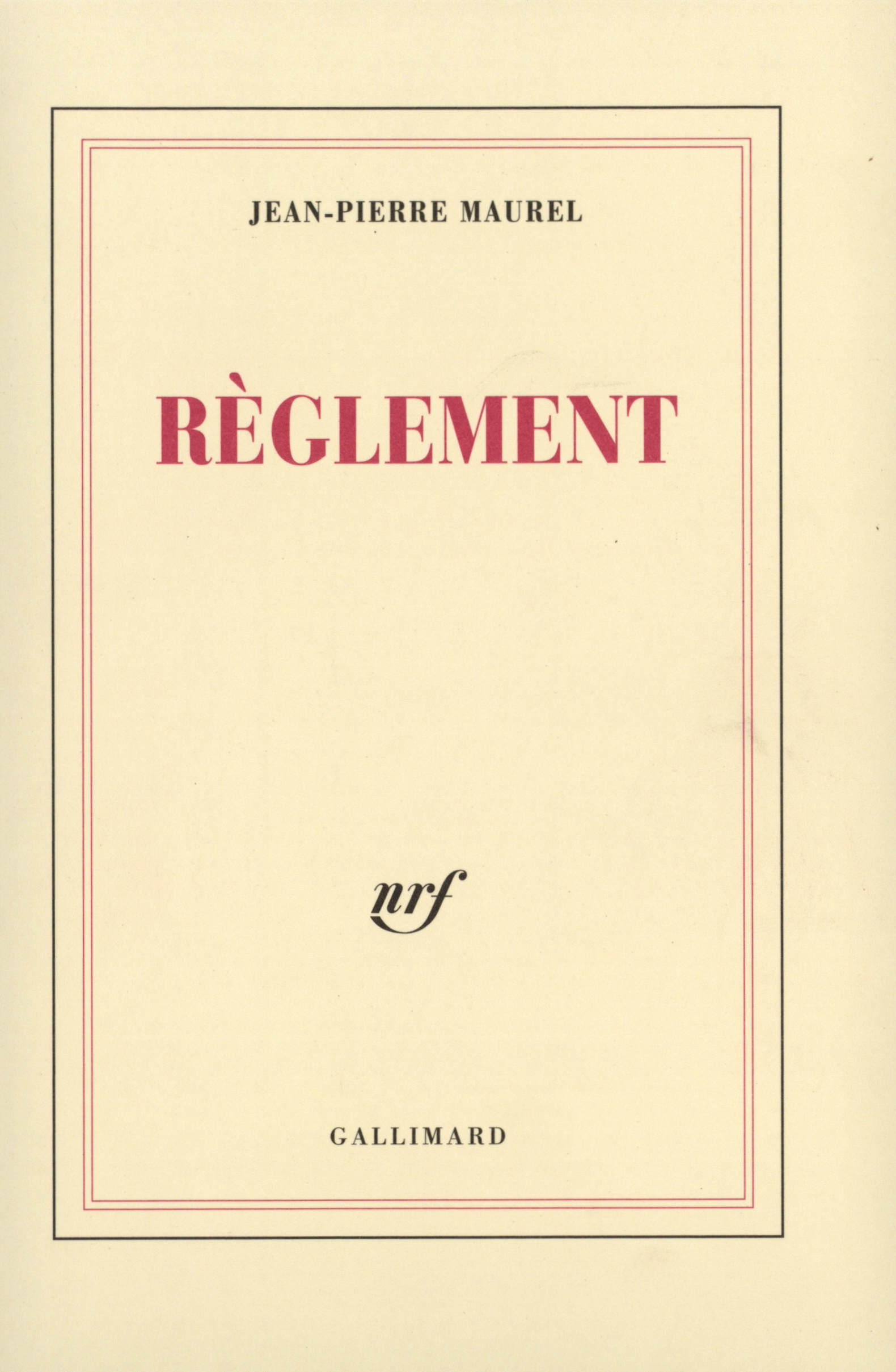 Règlement