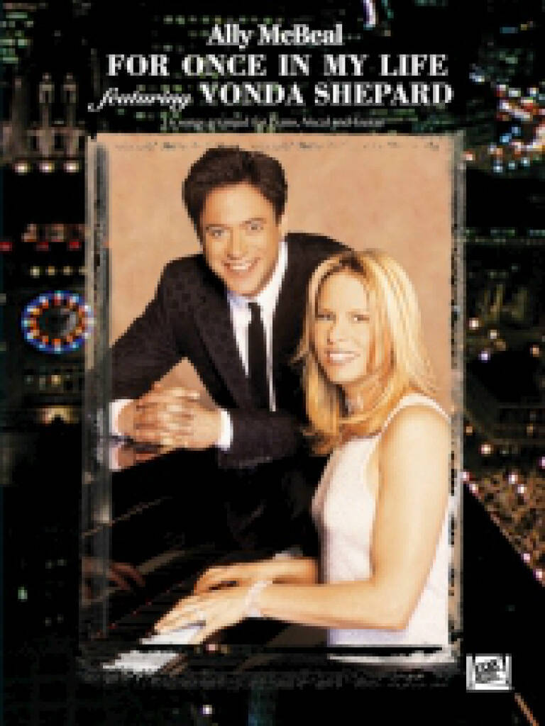 VONDA SHEPARD : FOR ONCE IN MY LIFE (FROM ALLY MCBEAL) (PIANO/VOICE/GUITAR)