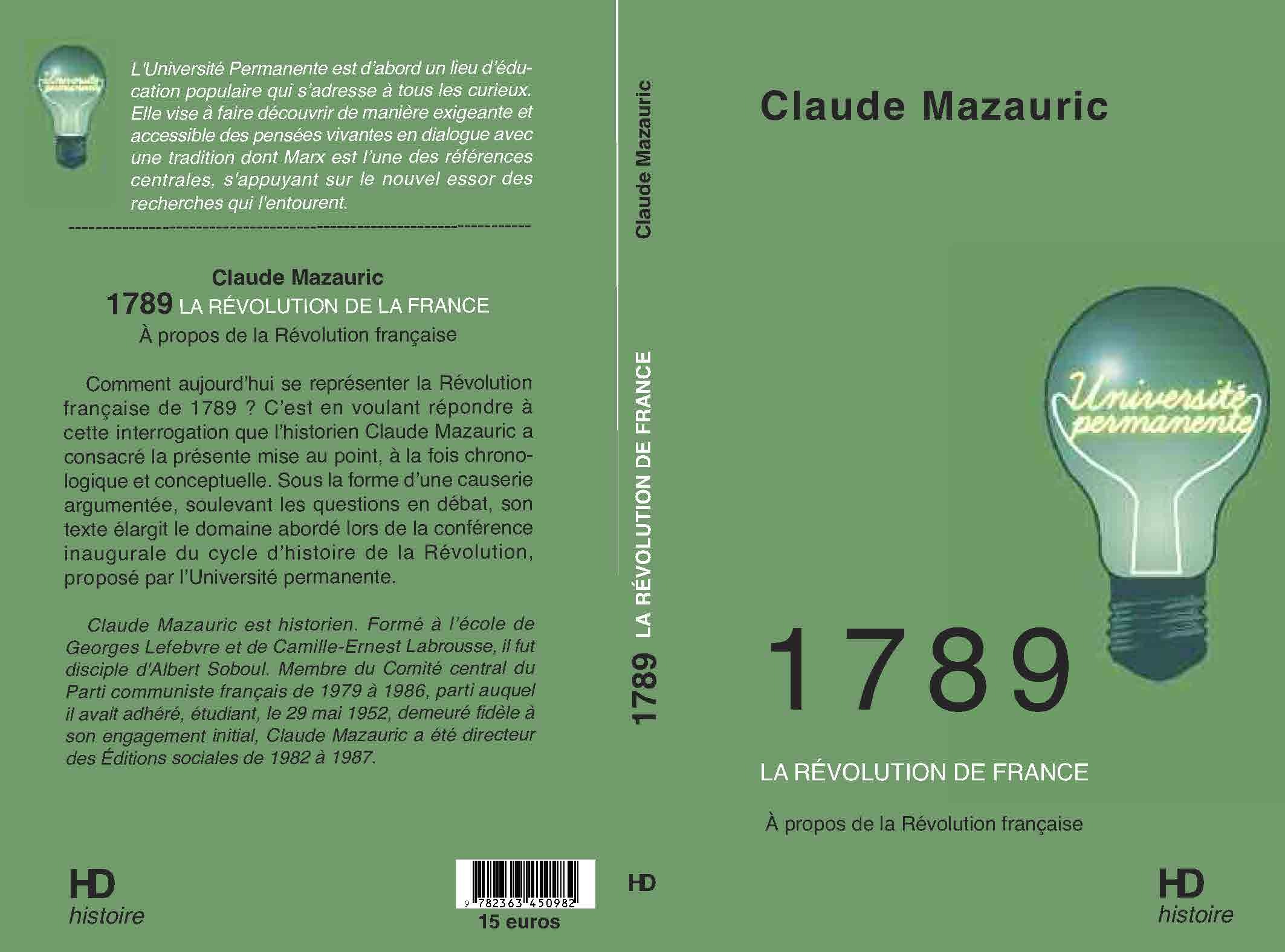 1789 La Révolution de france