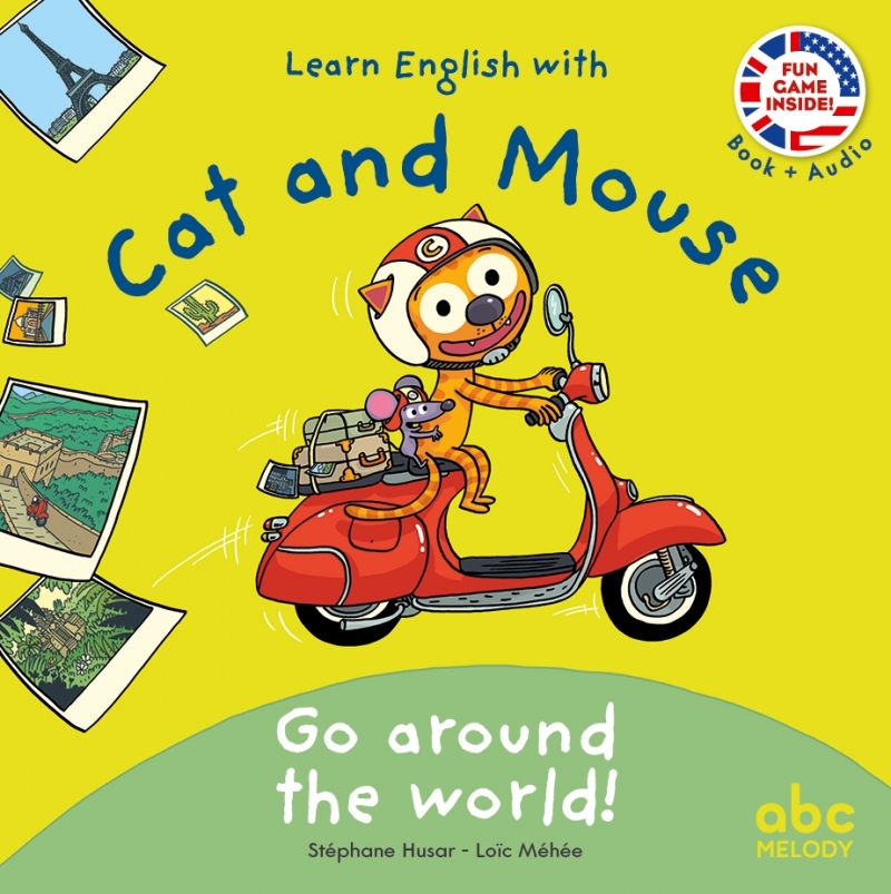 Go around the world - Cat and Mouse - Livre + audio