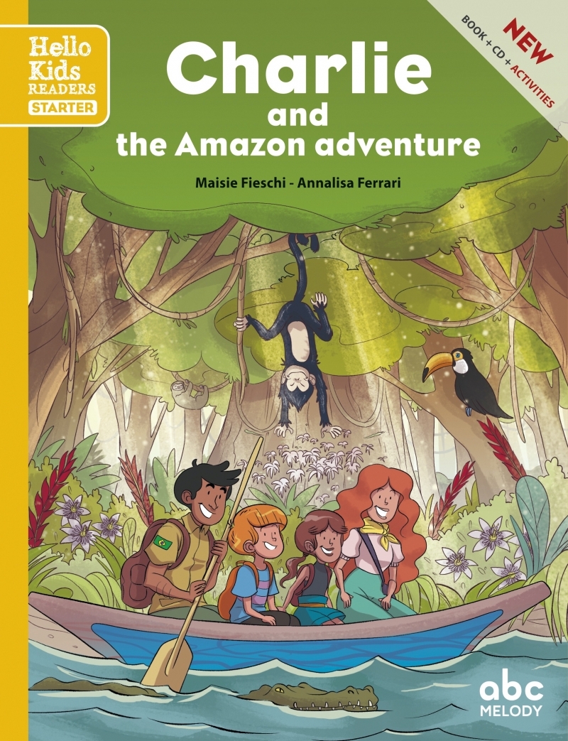 Charlie and the Amazon adventure  (starter level) - Livre +