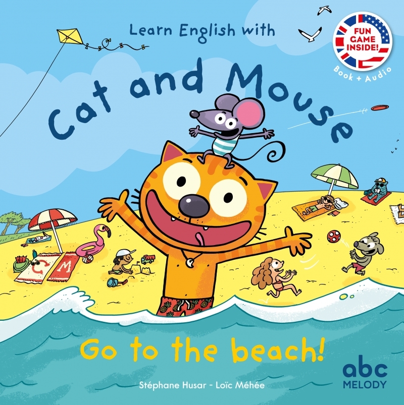 Go to the beach - Cat and mouse  Livre + audio