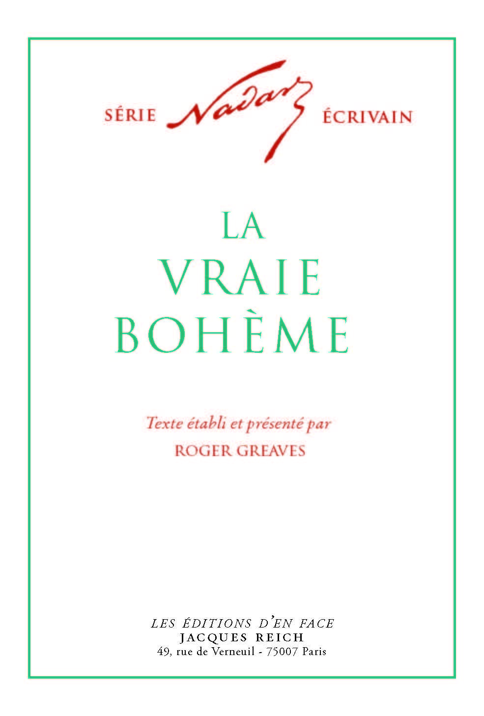 La Vraie Bohème
