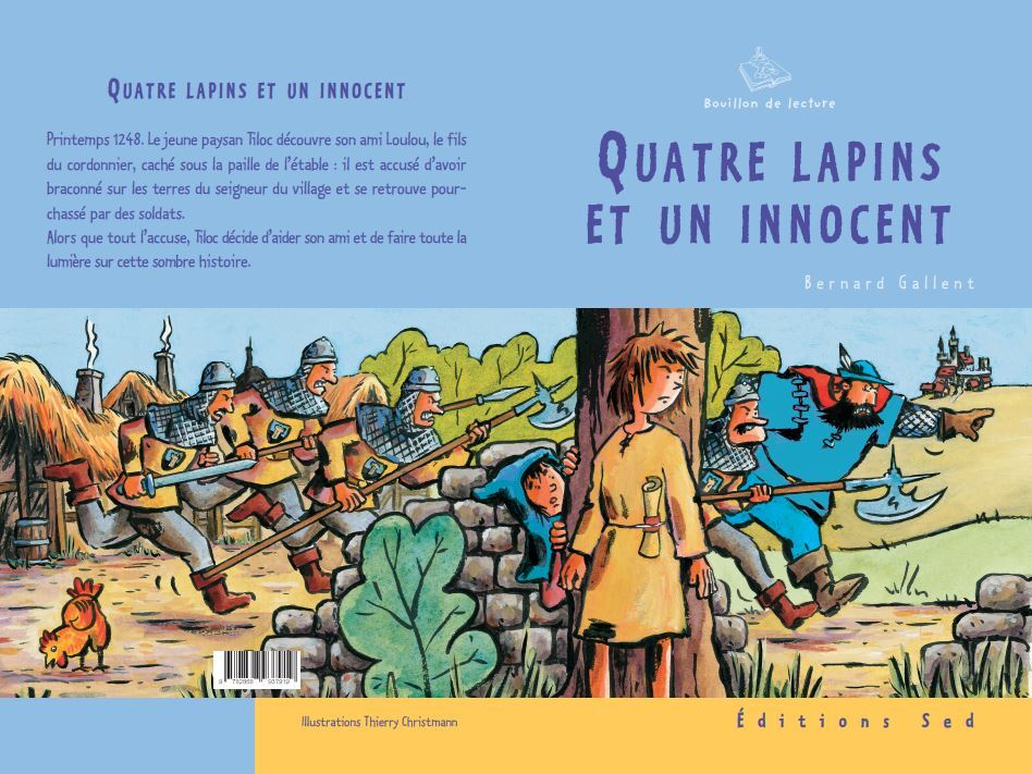 QUATRE LAPINS ET UN INNOCENT - 18 romans + FR