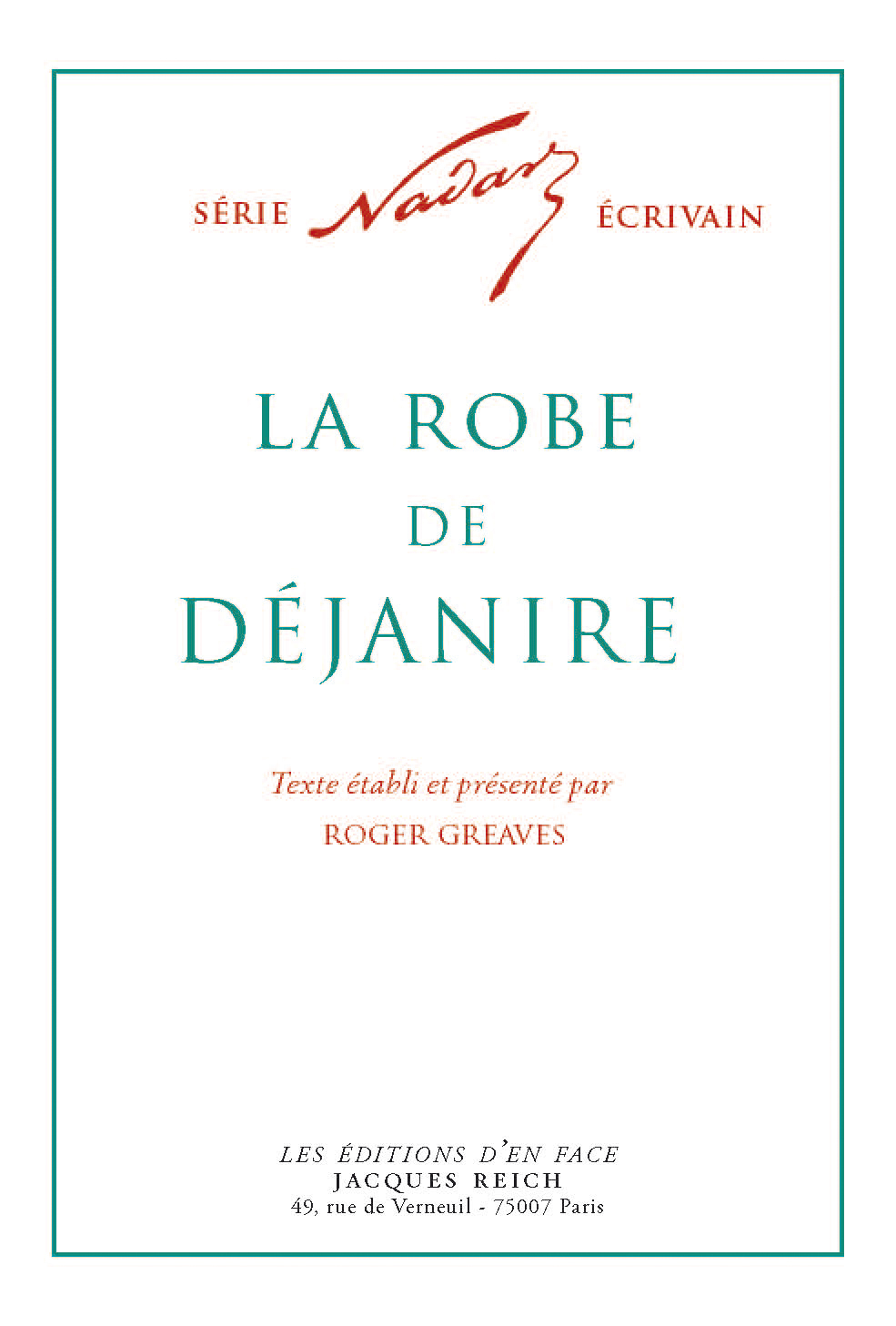 La Robe de Déjanire
